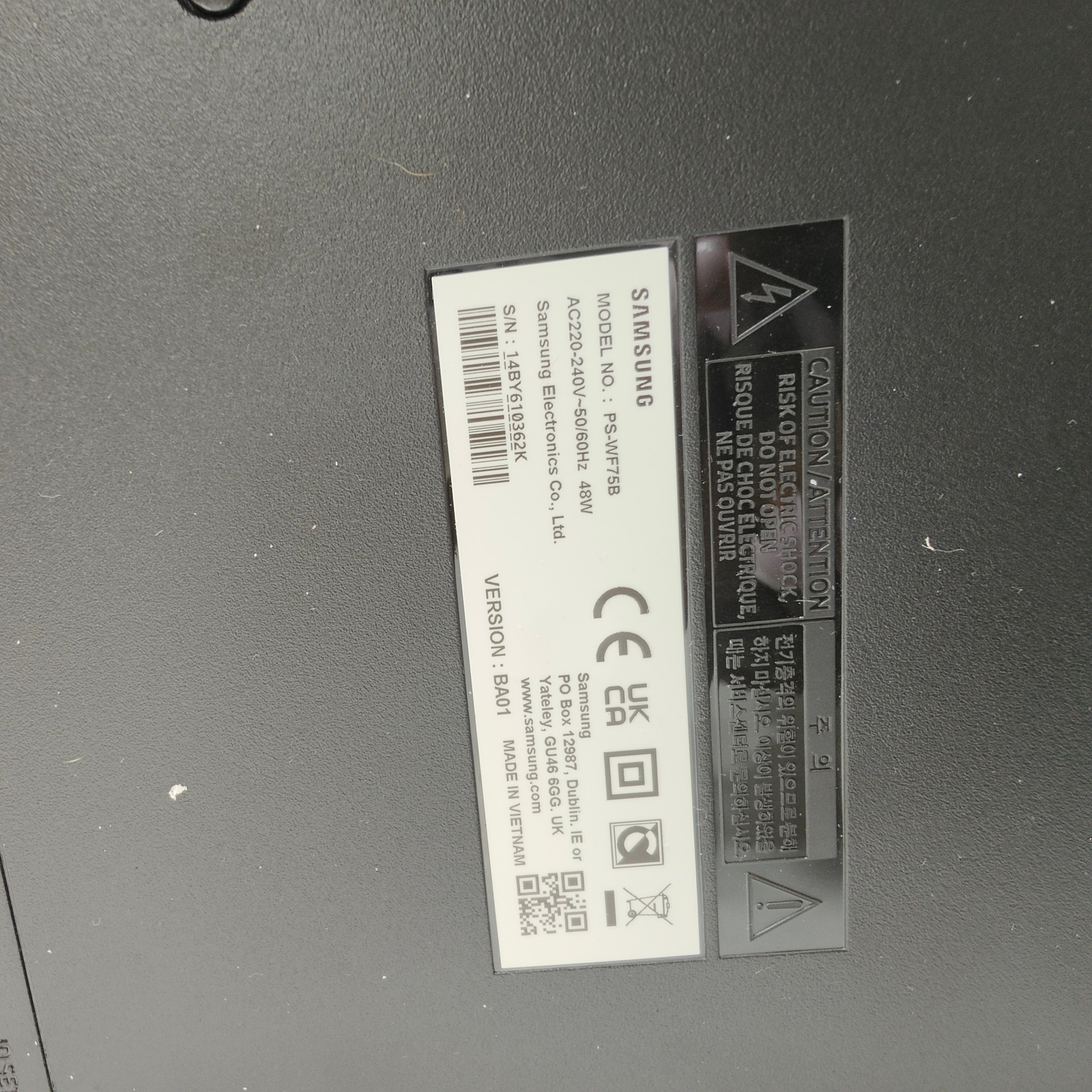 Samsung HW-B750F Zwart