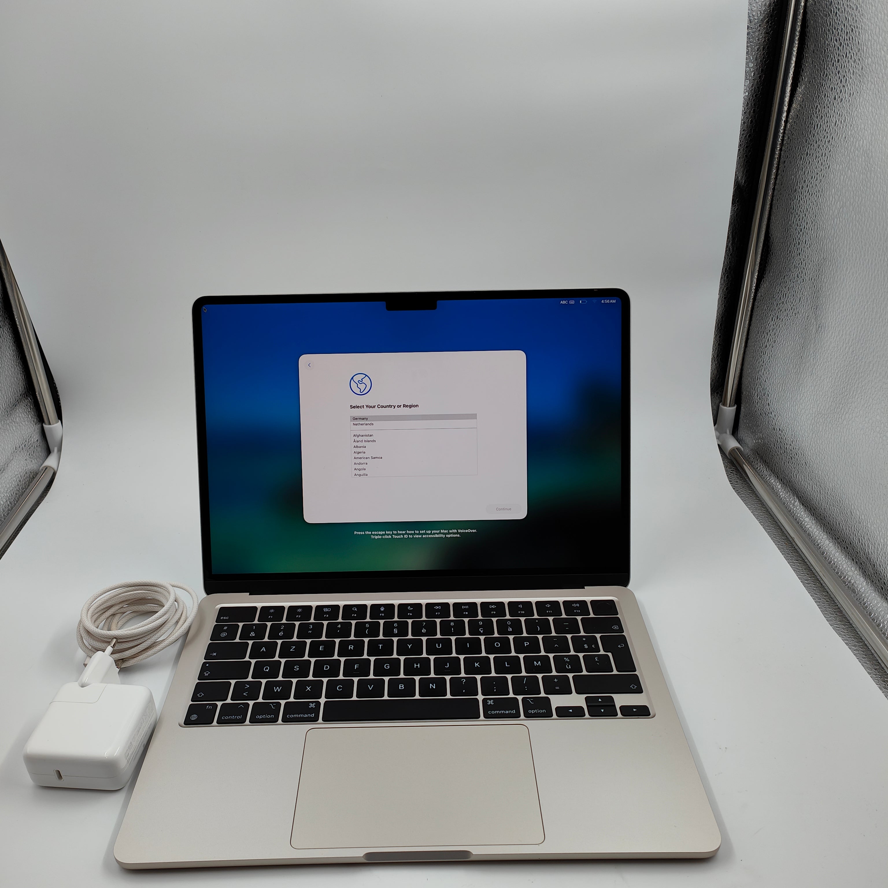 Apple MacBook Air 13" (2024) M3 (8/8) 8GB/256GB Sterrenlicht AZERTY
