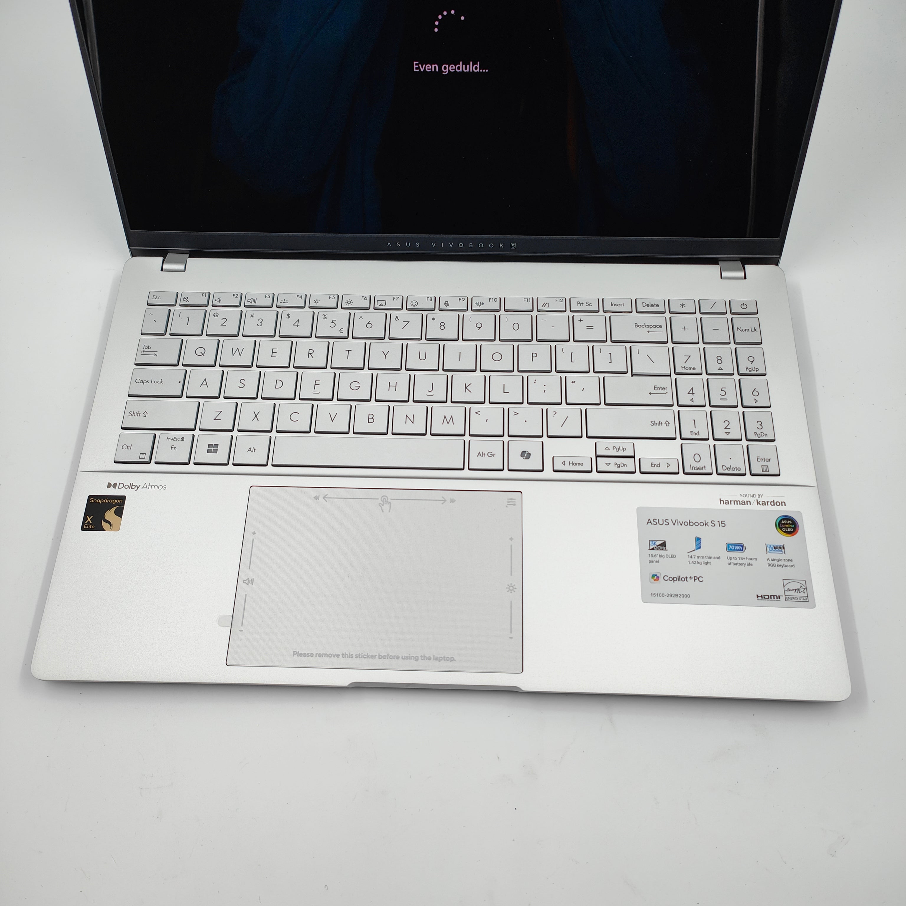 Asus VivoBook S 15 OLED S5507QA-MA006W QWERTY