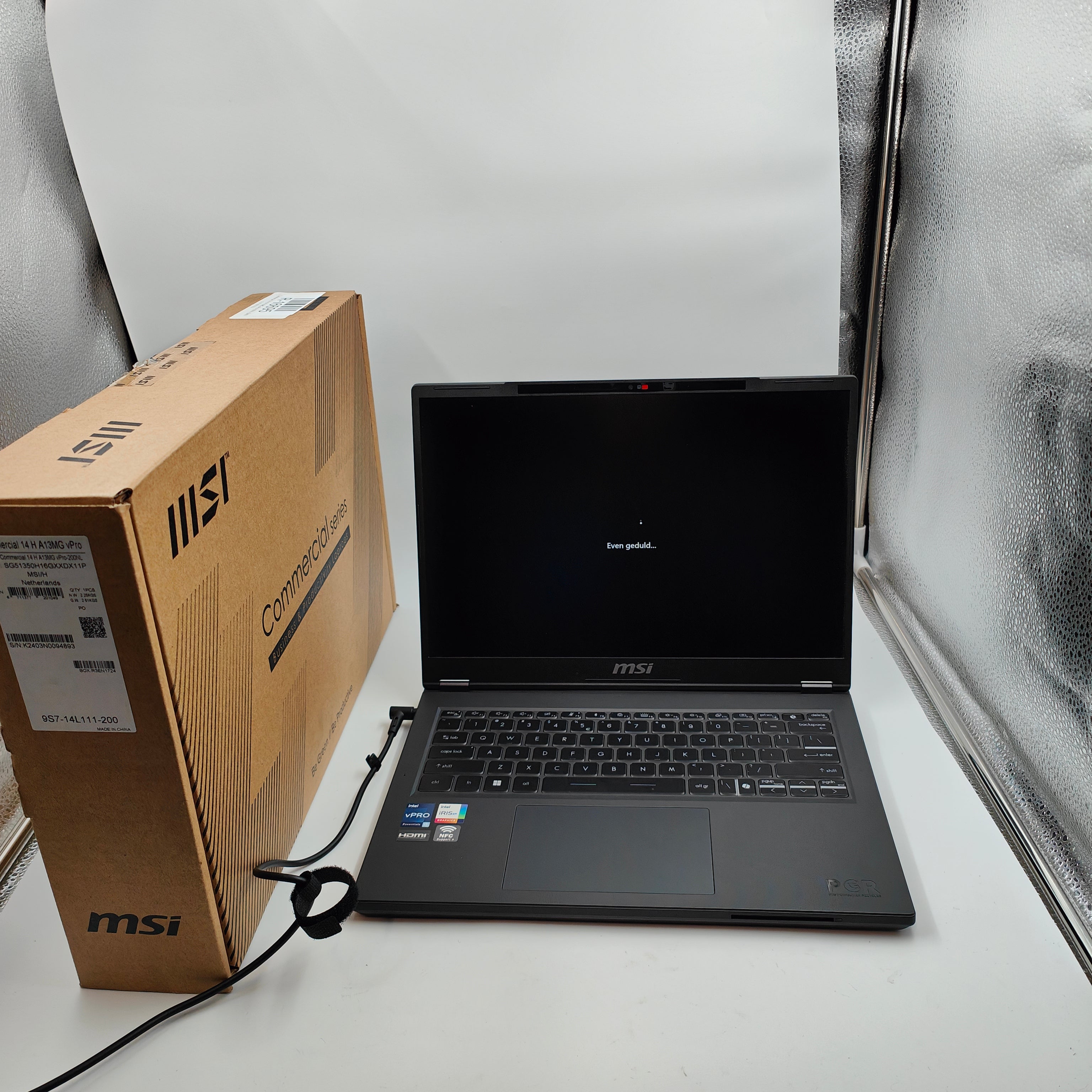 MSI Commercial 14 H A13MG vPro-200NL QWERTY