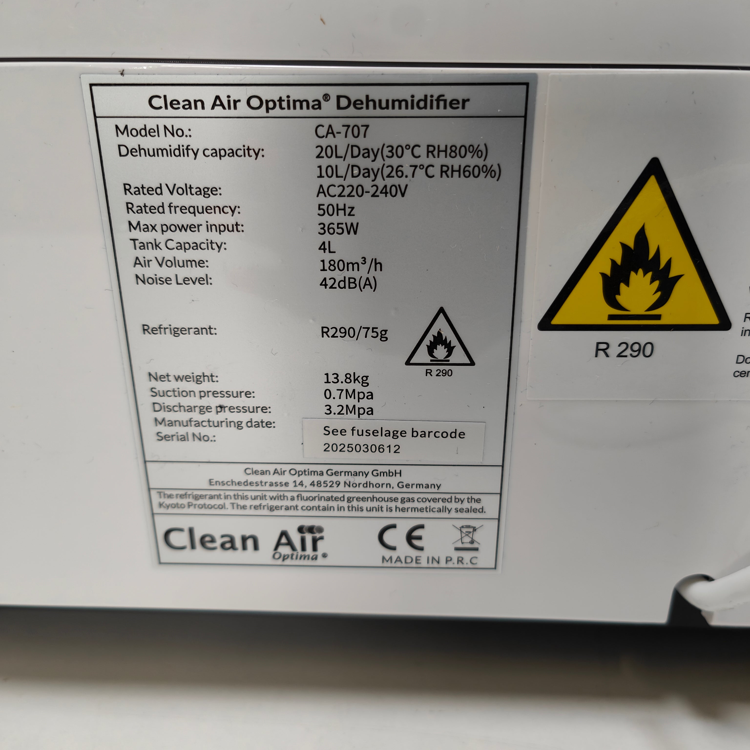 Clean Air Optima CA-707