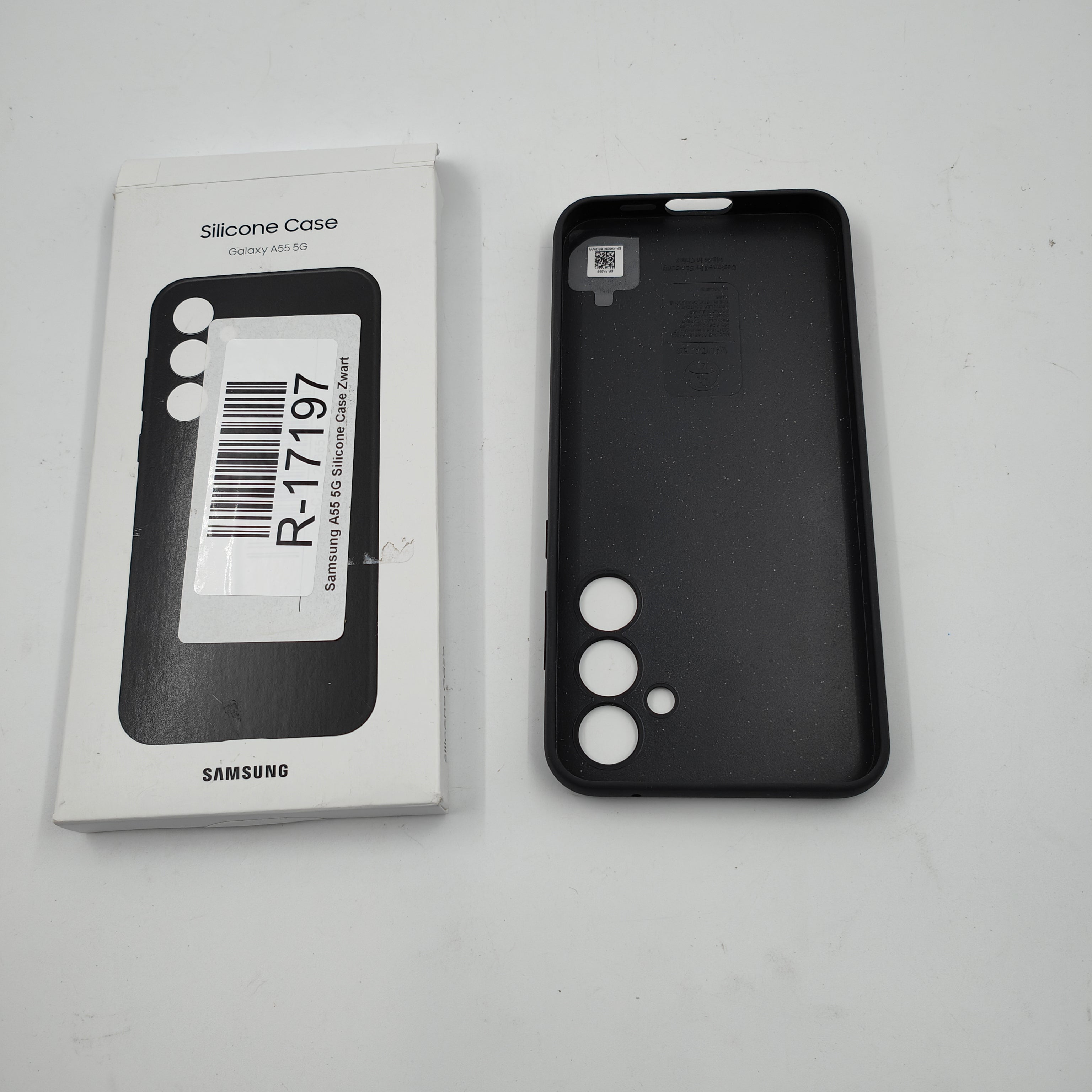 Samsung A55 5G Silikonhülle Schwarz