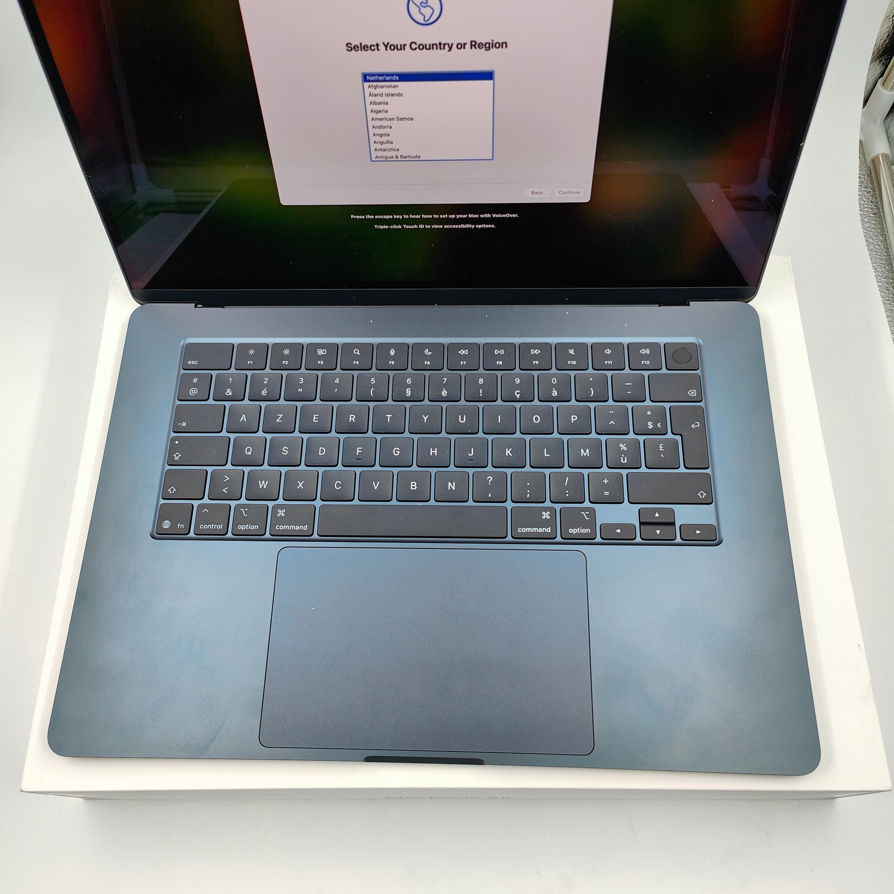 Apple MacBook Air 15 inch (2025) M4 (10 CPU/10 GPU) 16GB/256GB Midnight AZERTY