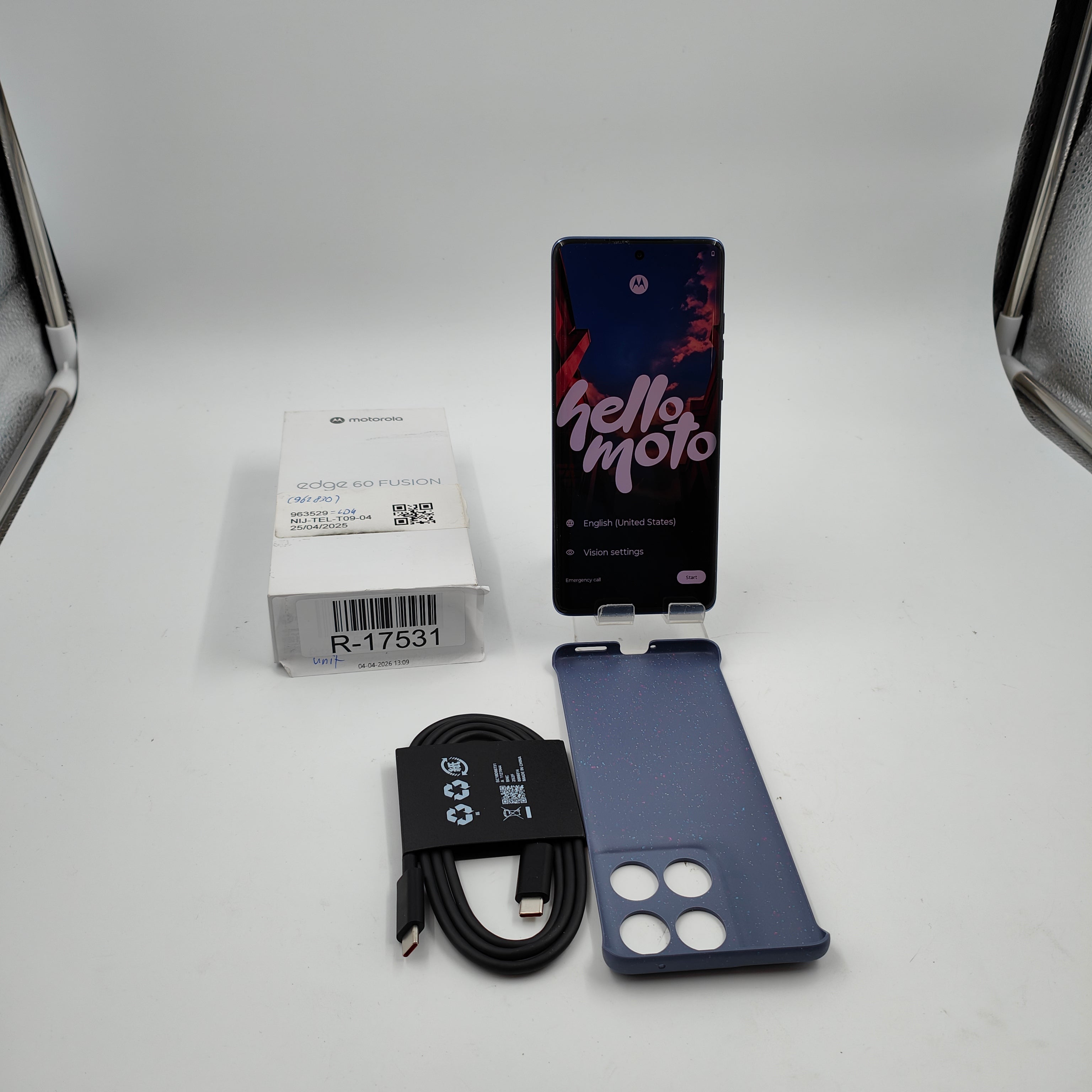 Motorola Edge 60 Fusion 256GB Grijs 5G