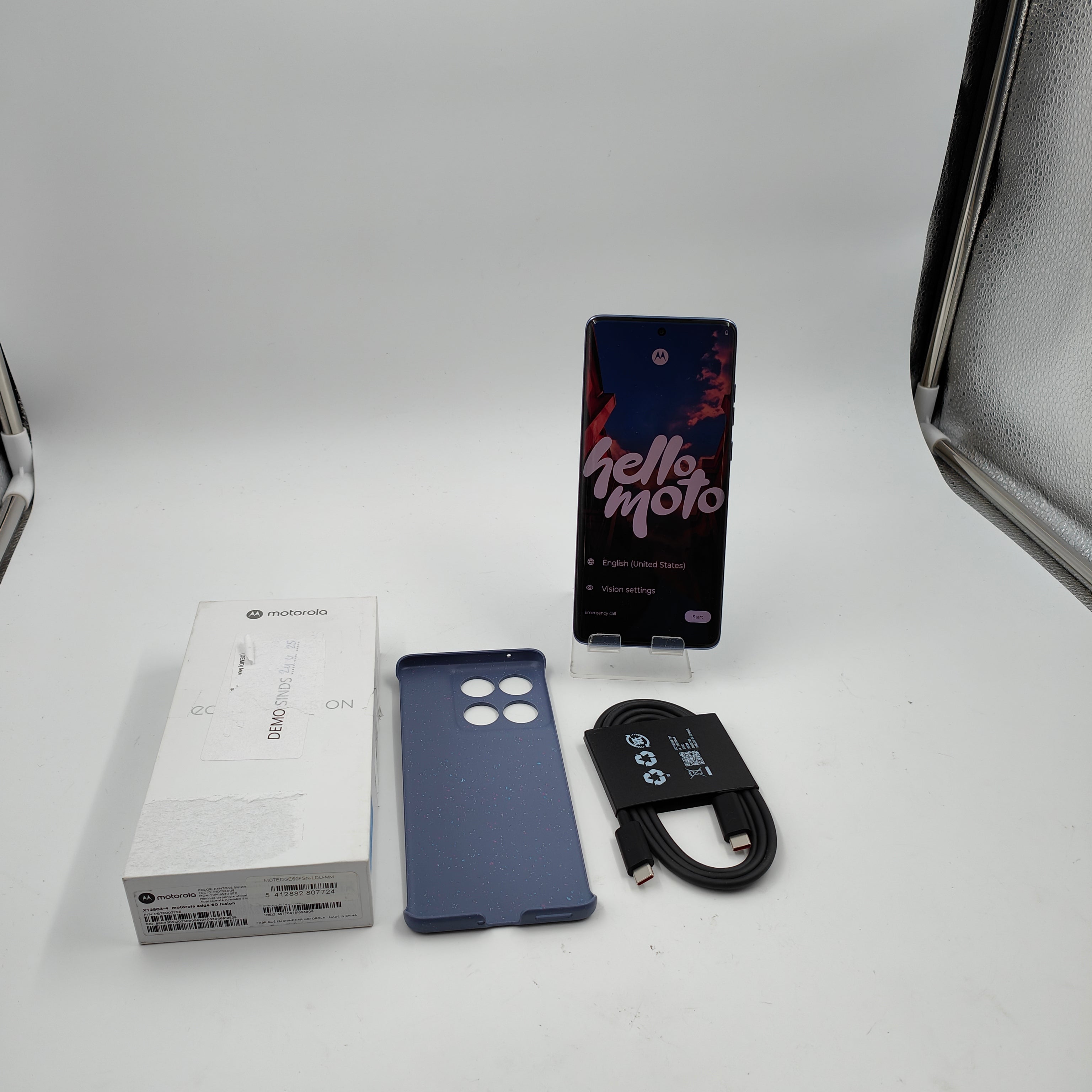 Motorola Edge 60 Fusion 256GB Grijs 5G