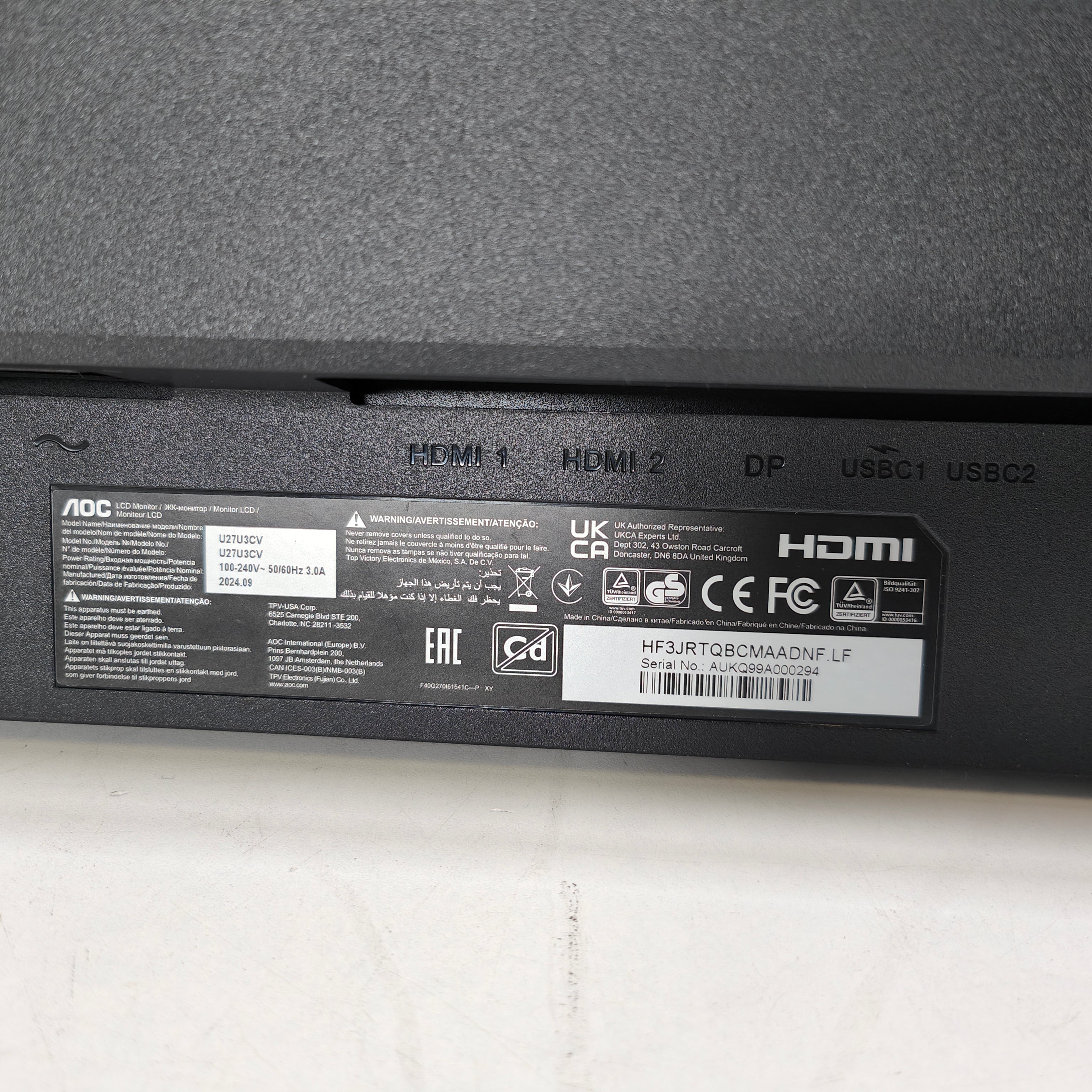 AOC U27U3CV