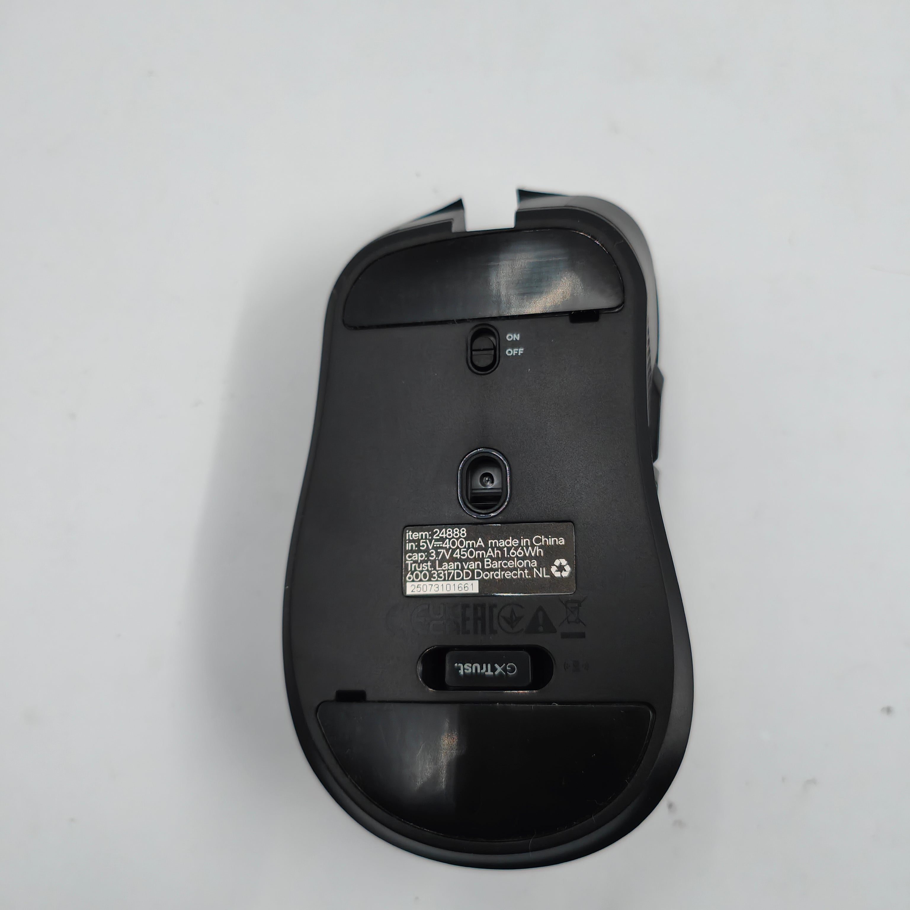 Trust GXT 923 Ybar Souris de Jeu Sans Fil Noire