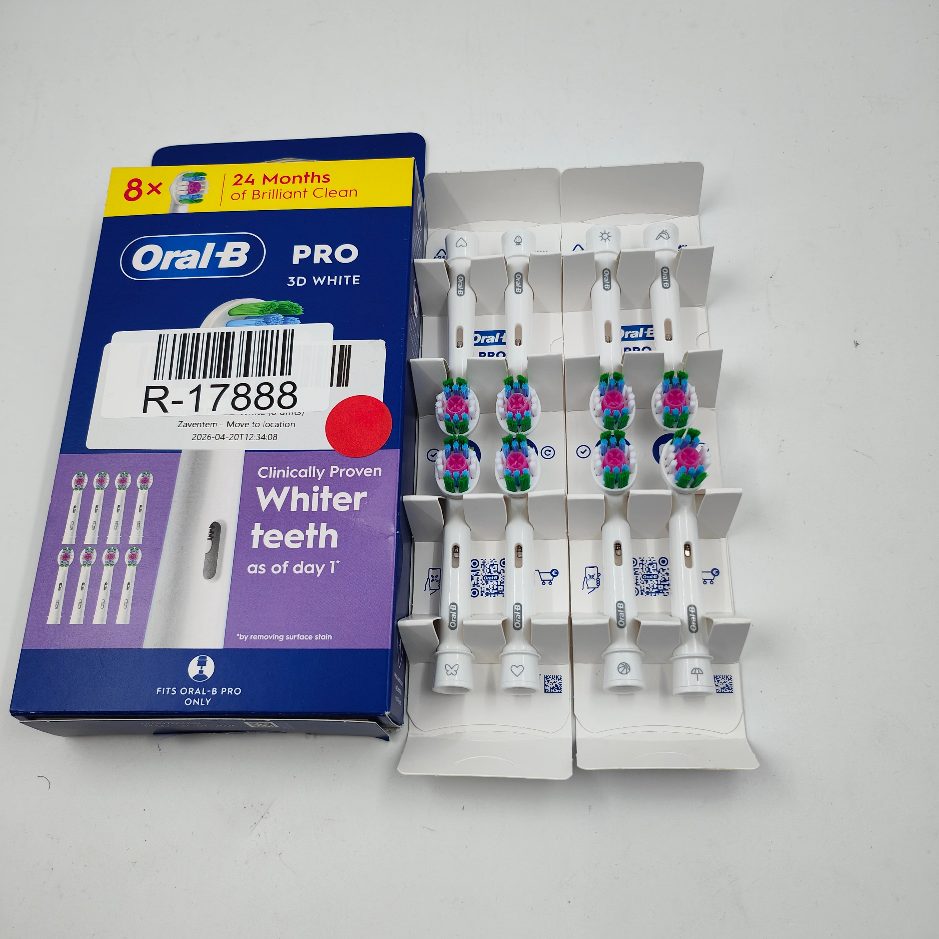 Oral-B 3D White (8 pièces)