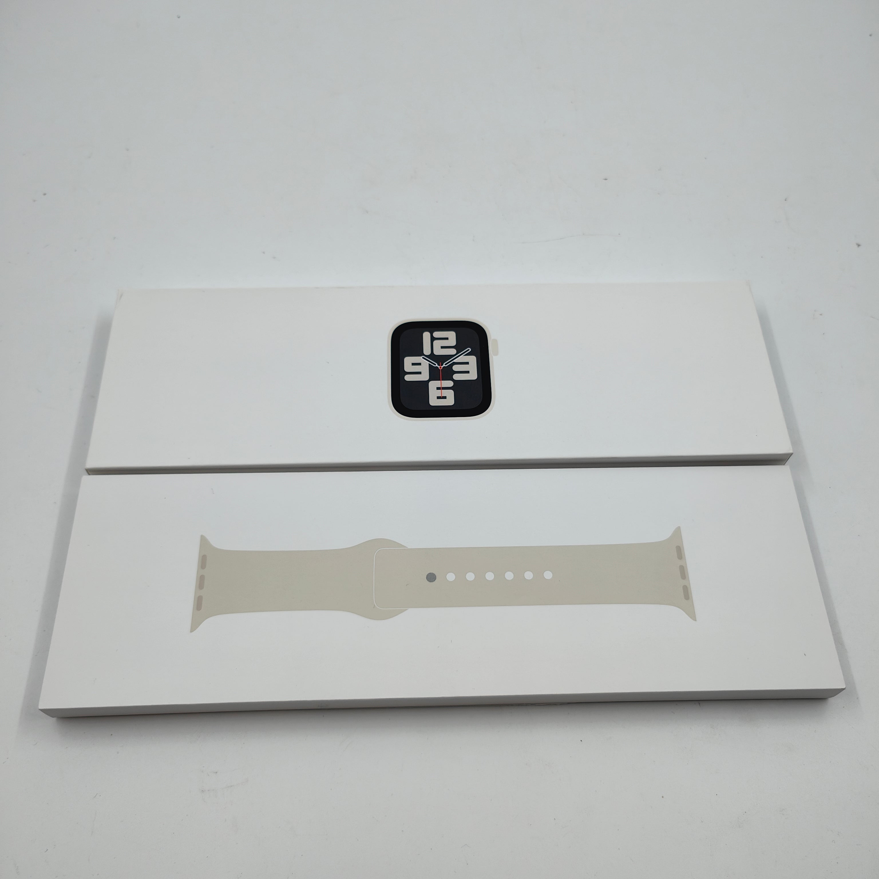 Apple Watch SE (2024) 40mm Starlight Sportband S/M