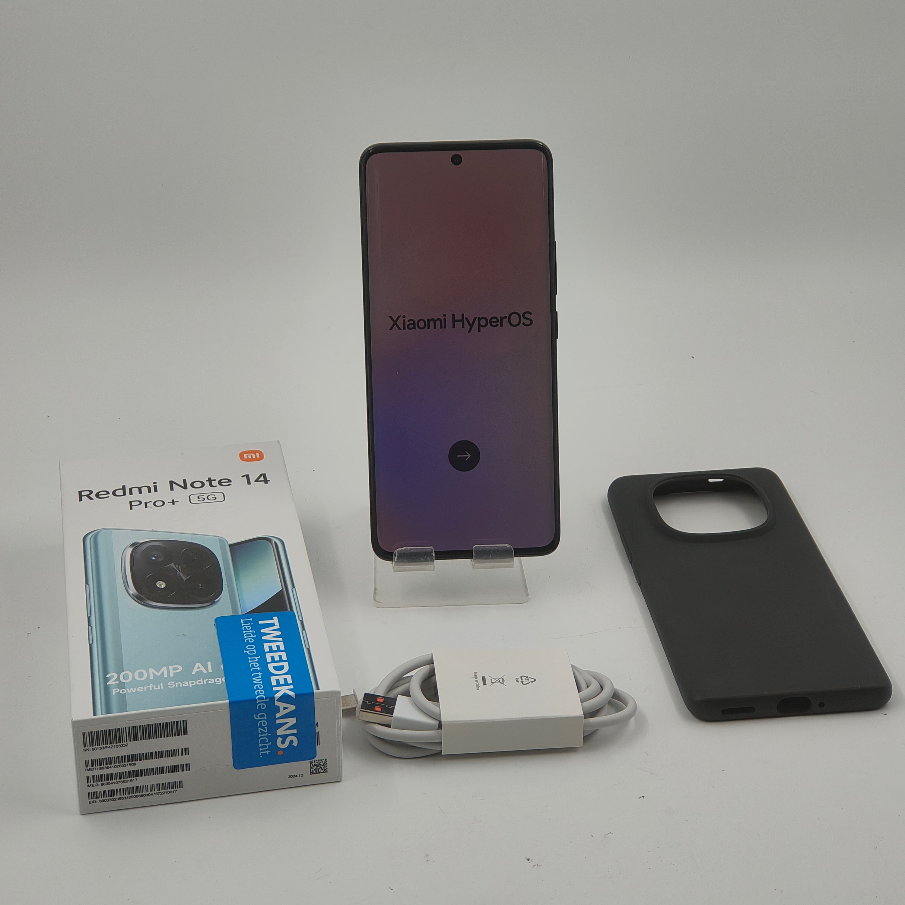 Xiaomi Redmi Note 14 Pro+ 5G Midnight Black 12GB RAM 512GB ROM