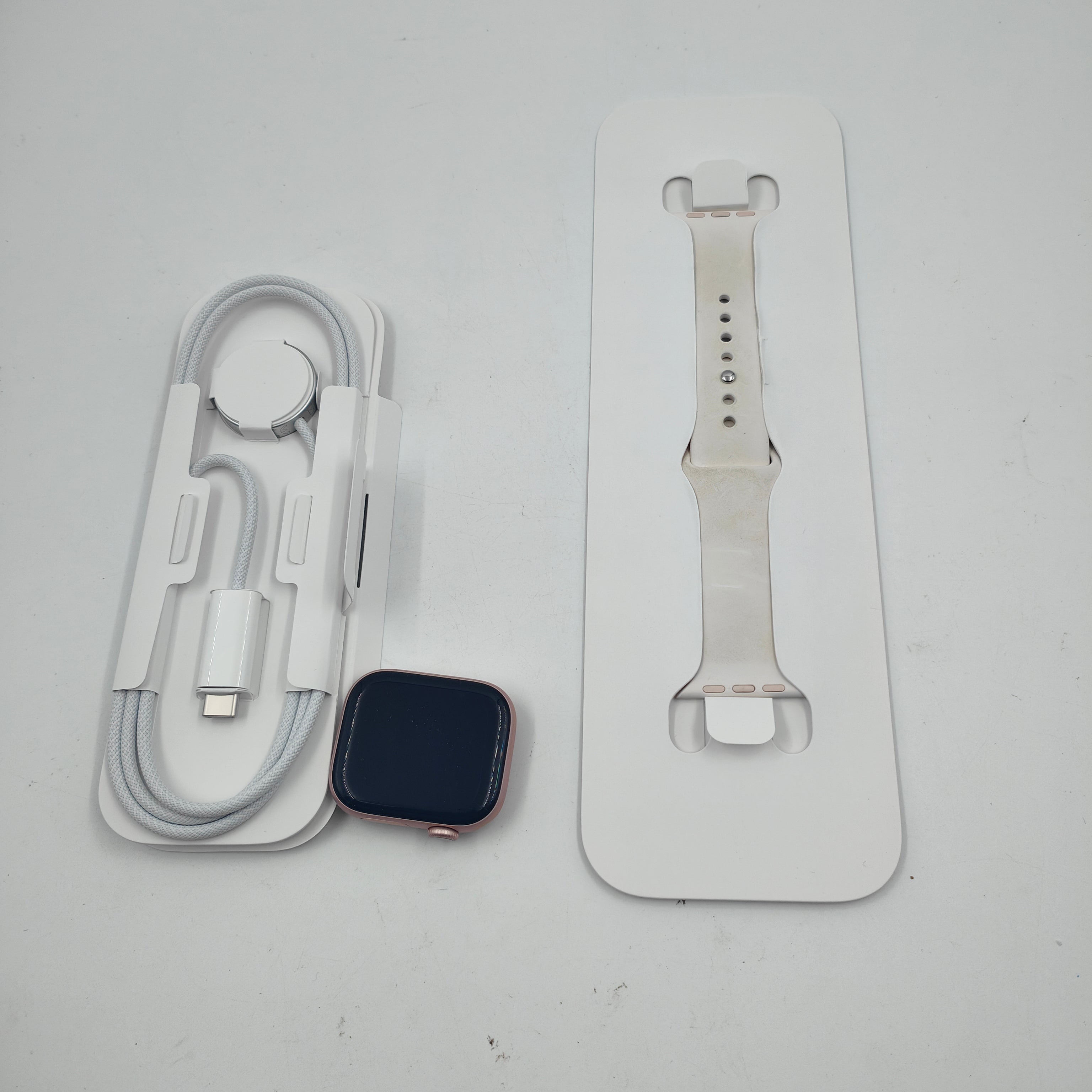 Apple Watch Series 10 42mm Roségold Sportarmband S/M