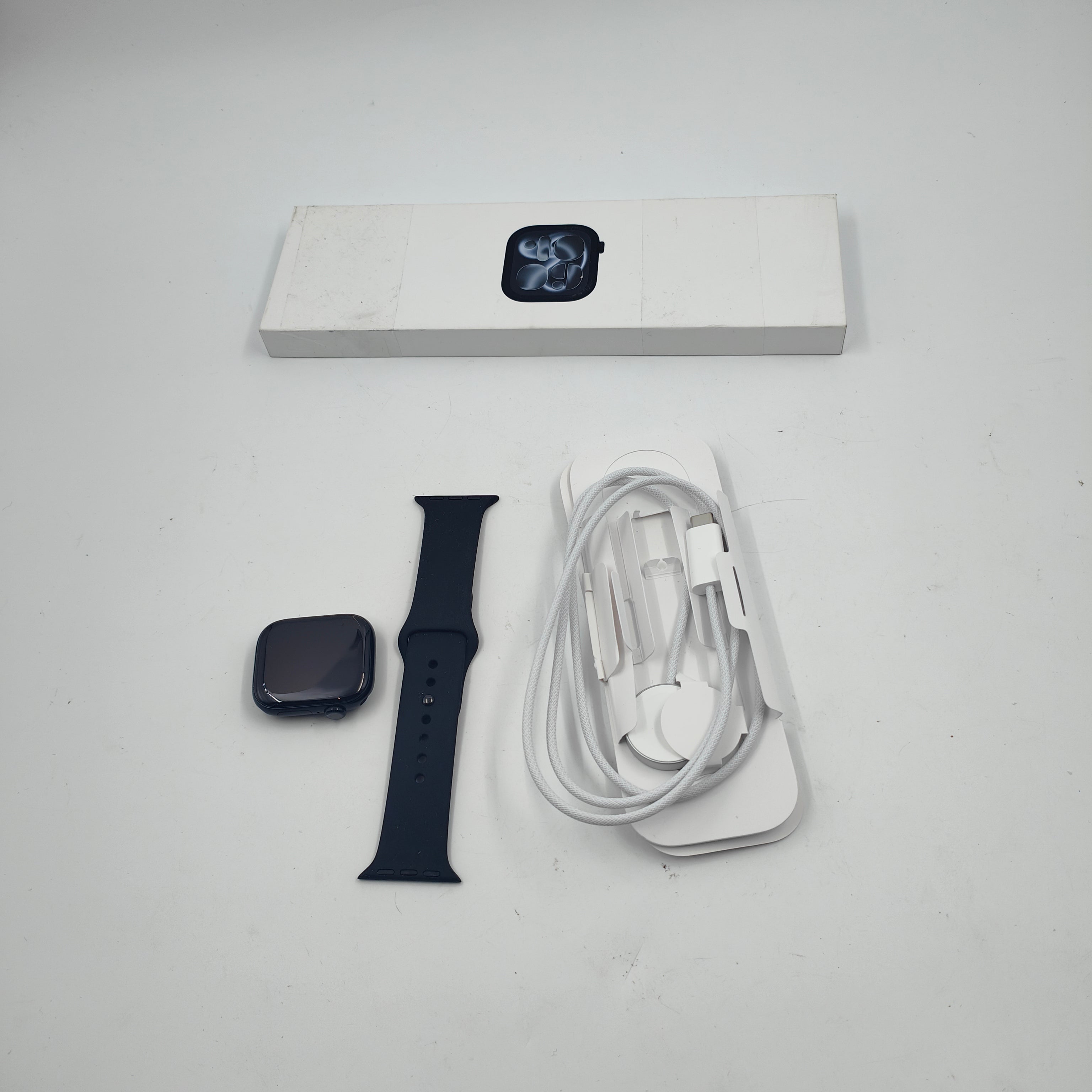 Apple Watch Series 11 42mm Zwart Sportband S/M