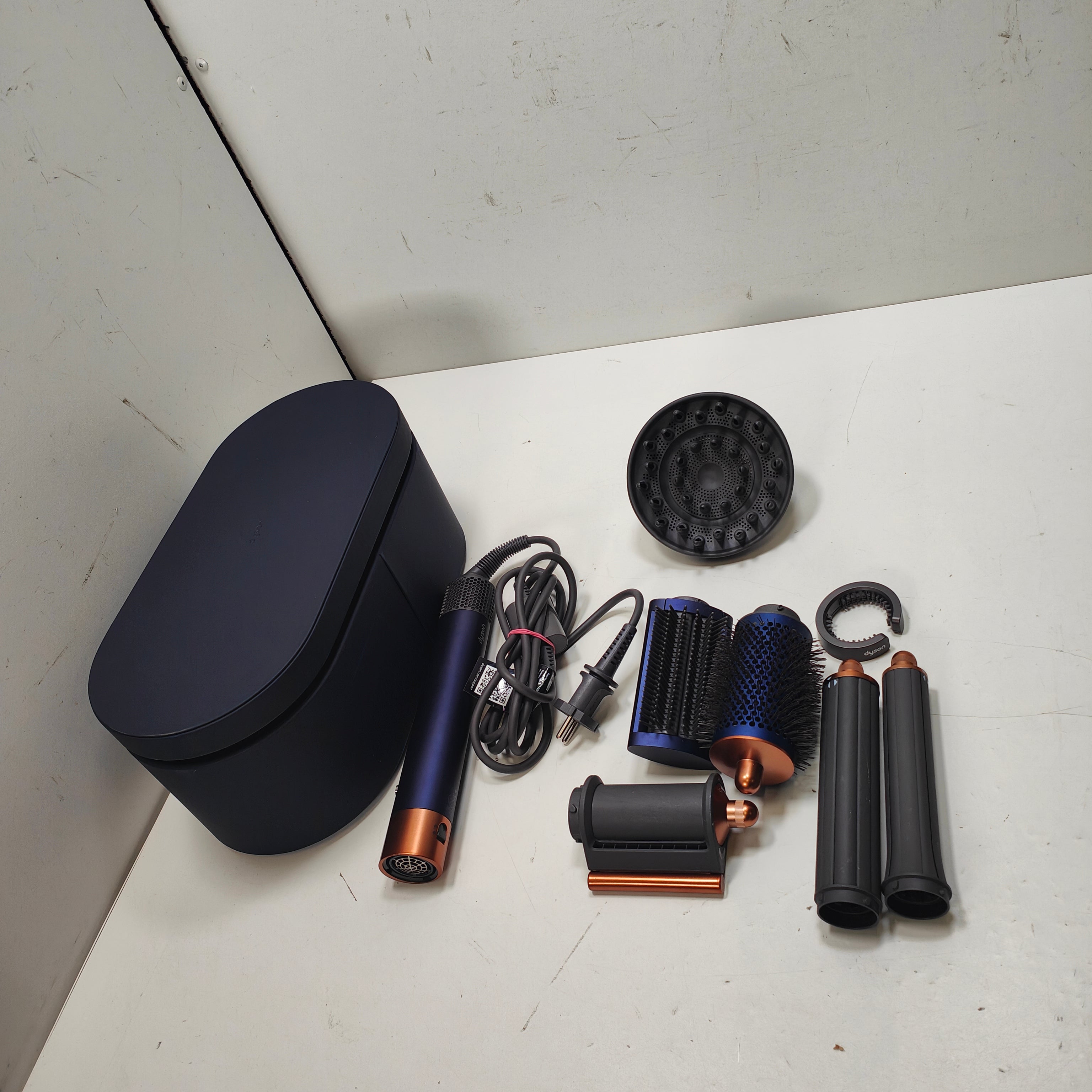 Dyson Airwrap Complete Long Volumise Blauw/Koper