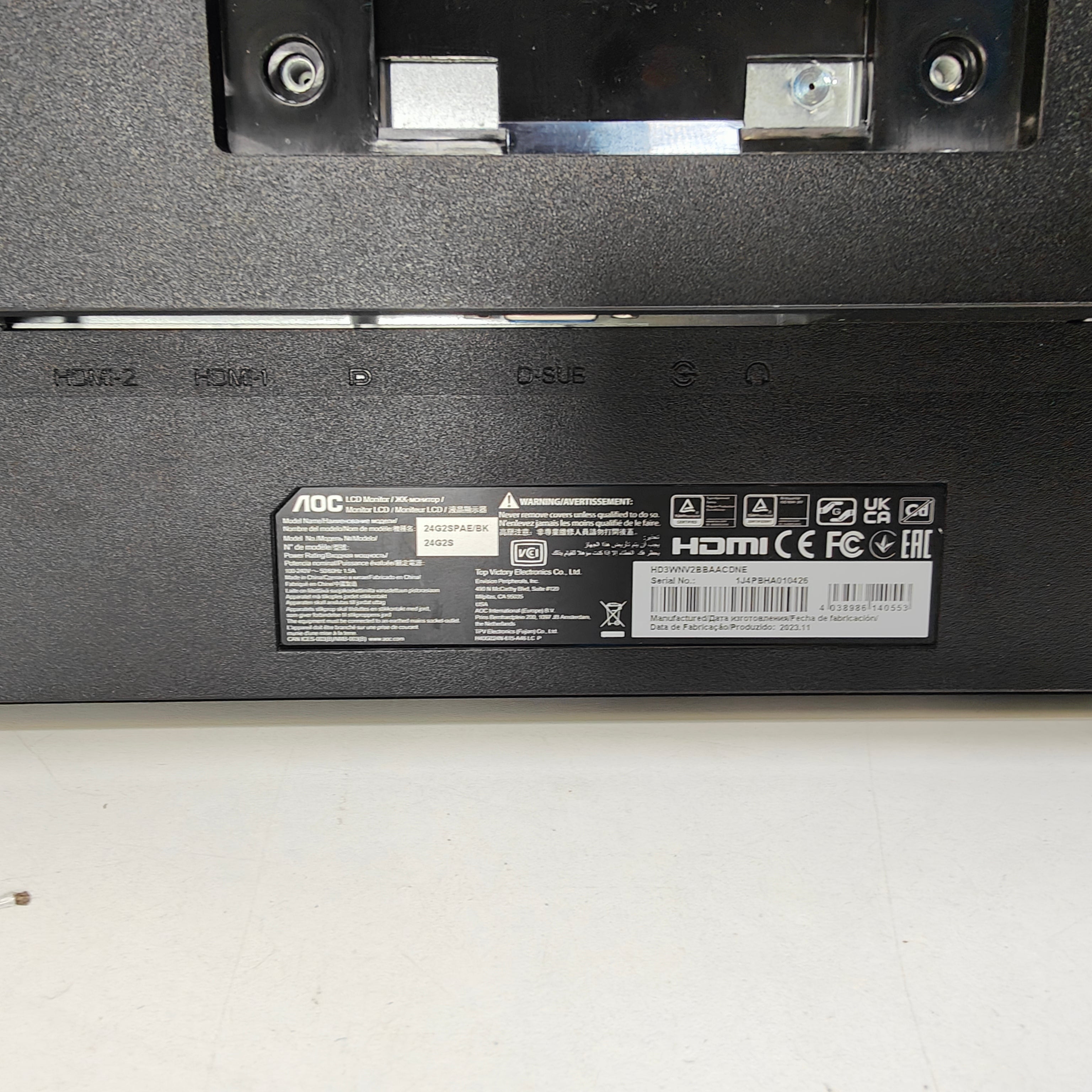 AOC 24G2SPAE/BK