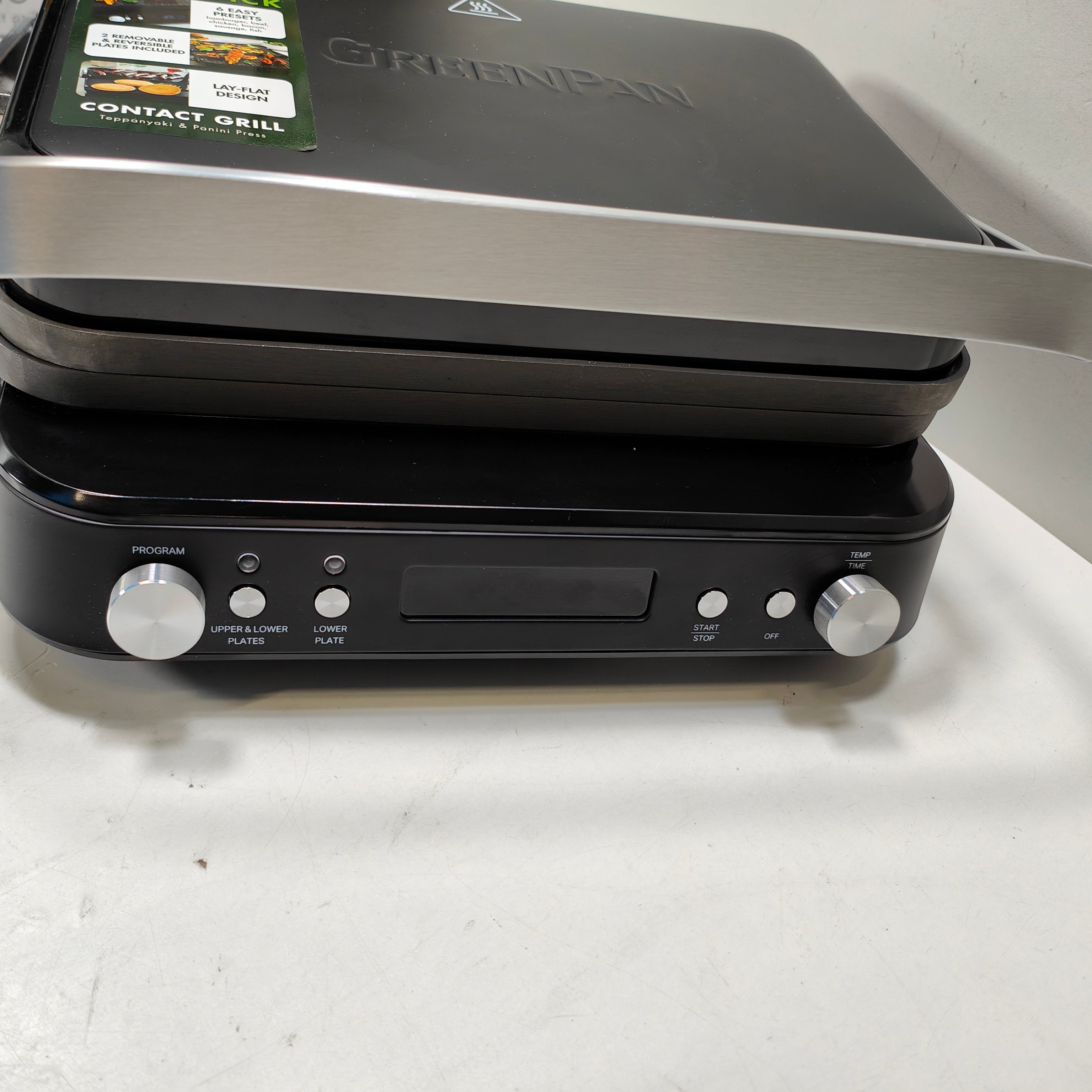 GreenPan Elite Kontaktgrill Schwarz