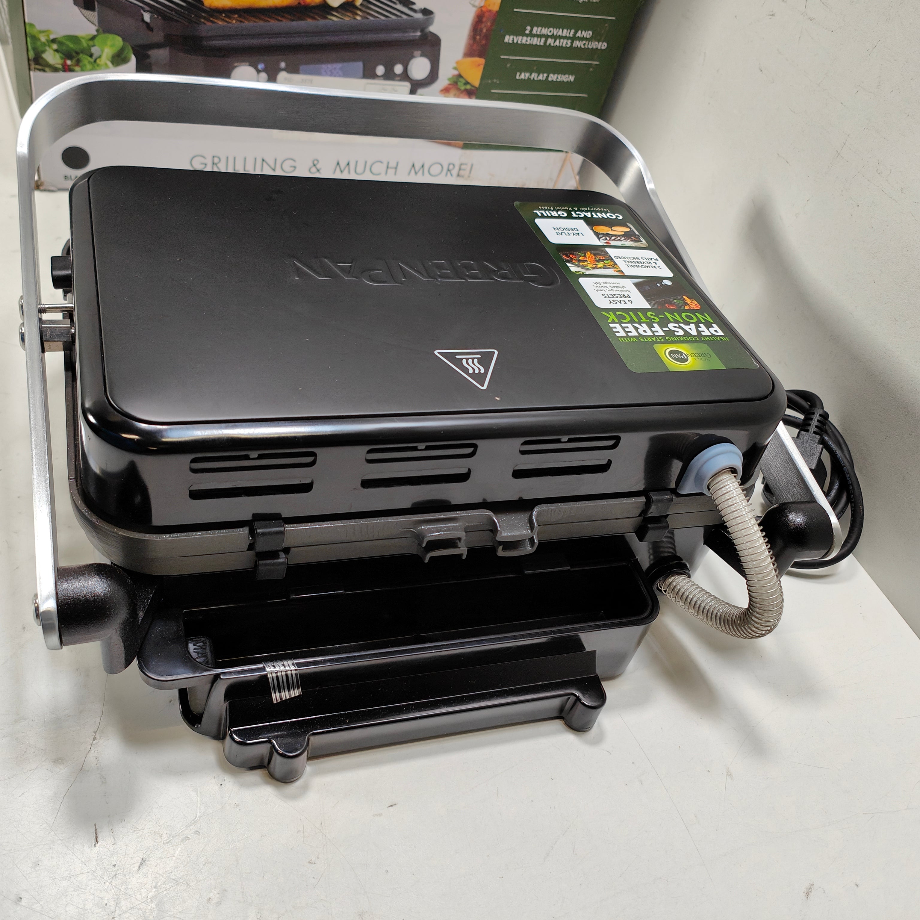 GreenPan Elite Kontaktgrill Schwarz