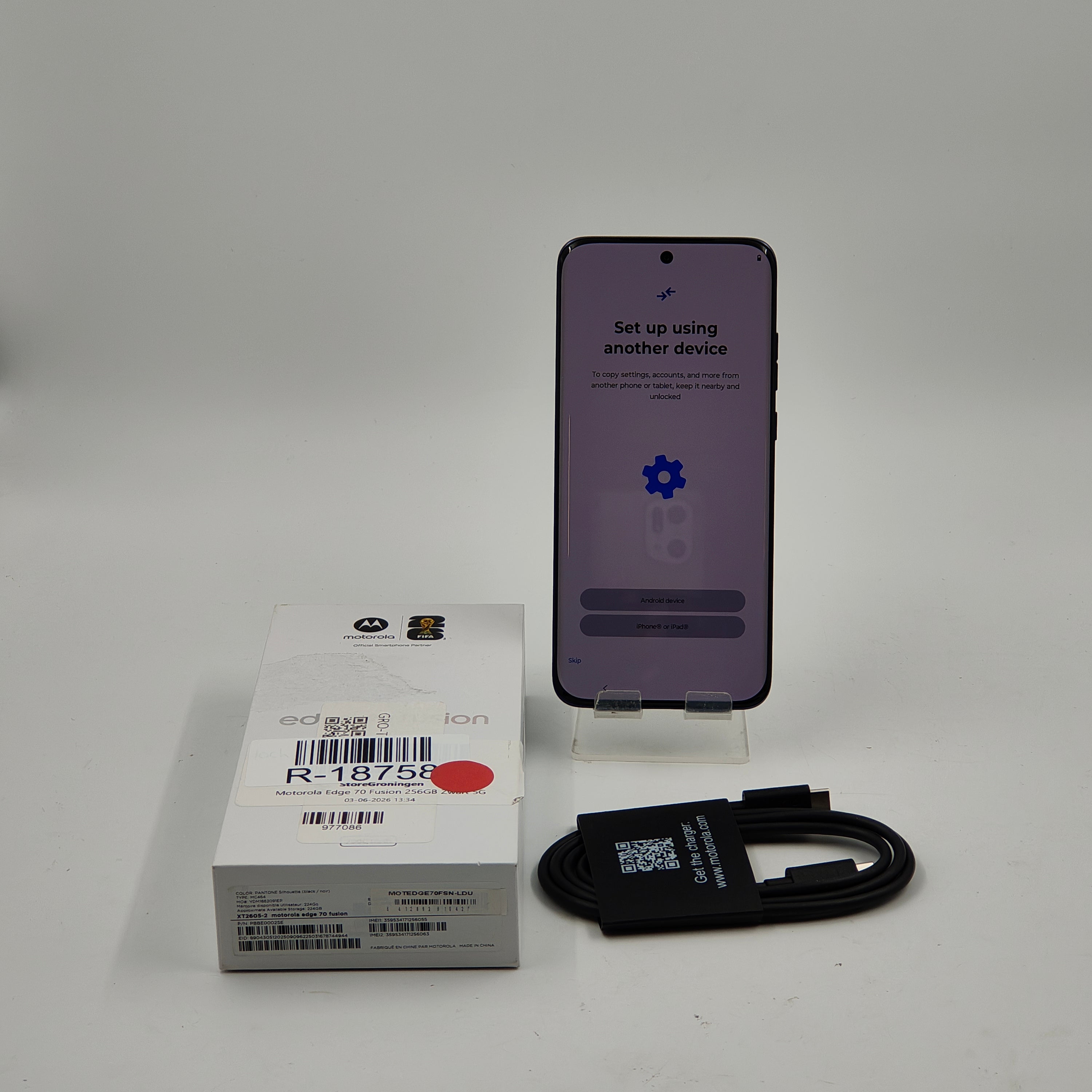 Motorola moto edge 60 fusion - Slipstream (Grijs)