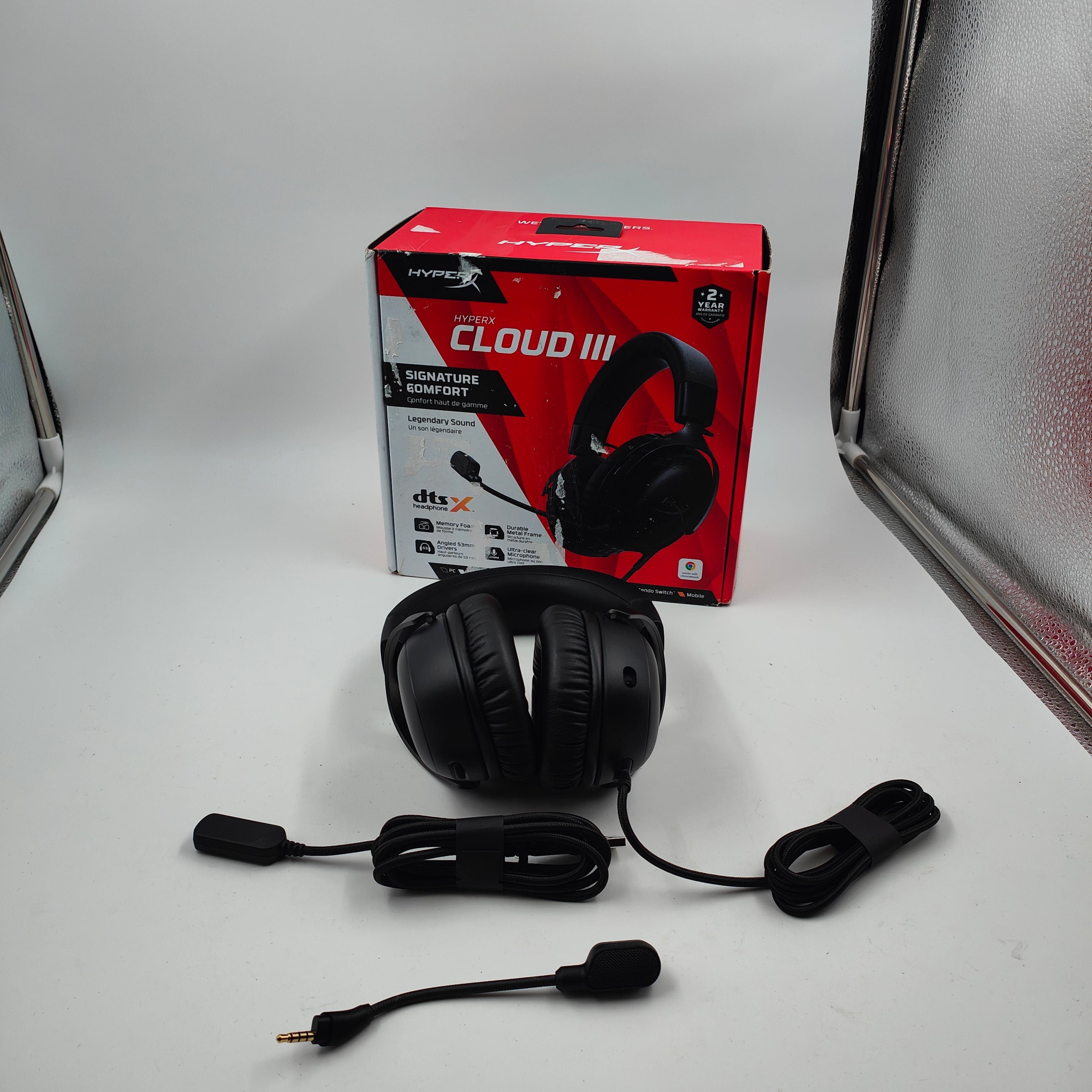 HyperX Cloud III Wired Gaming Headset - Black