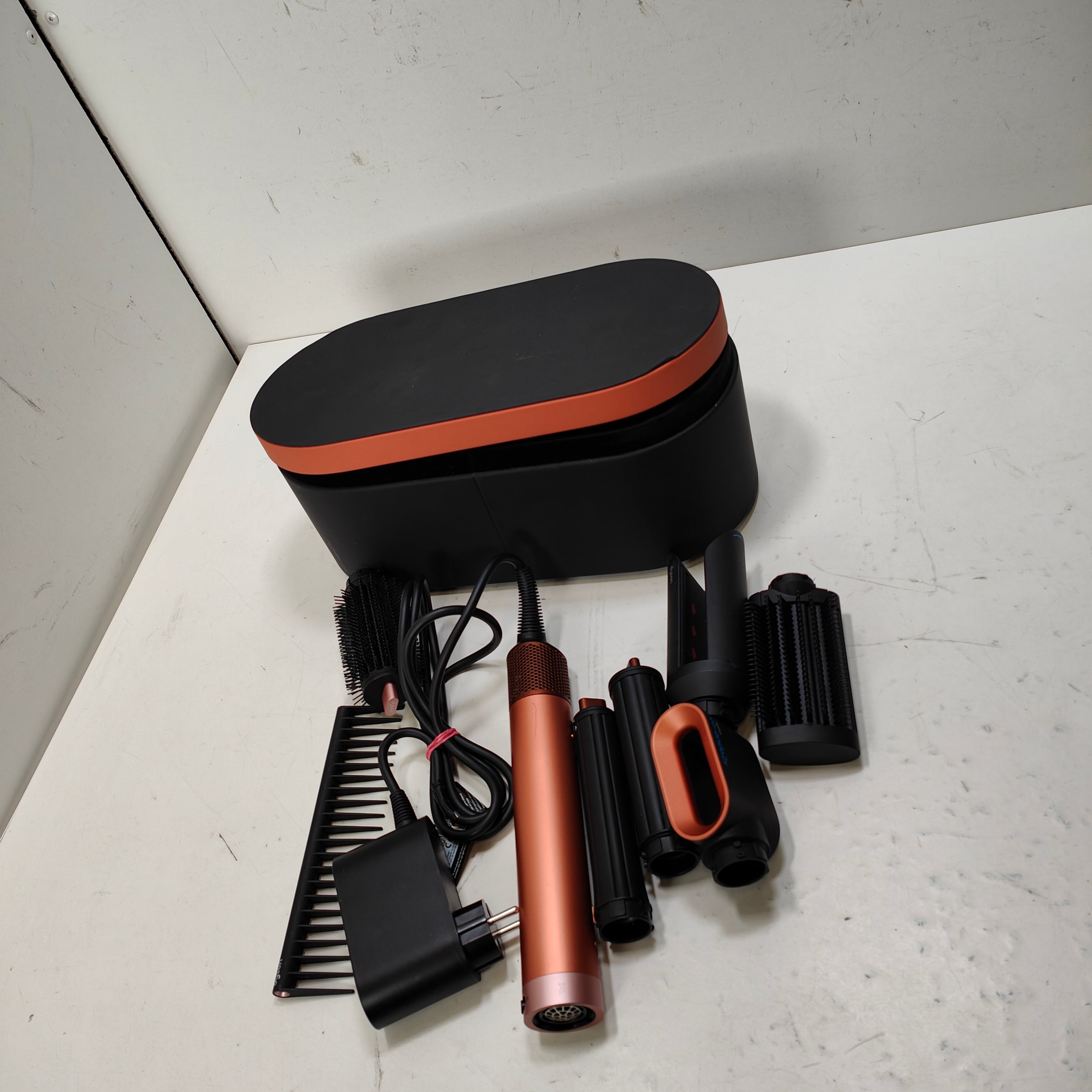 Dyson Airwrap Co-anda 2x Lisseur + Boucles Édition Limitée Soie Ambre