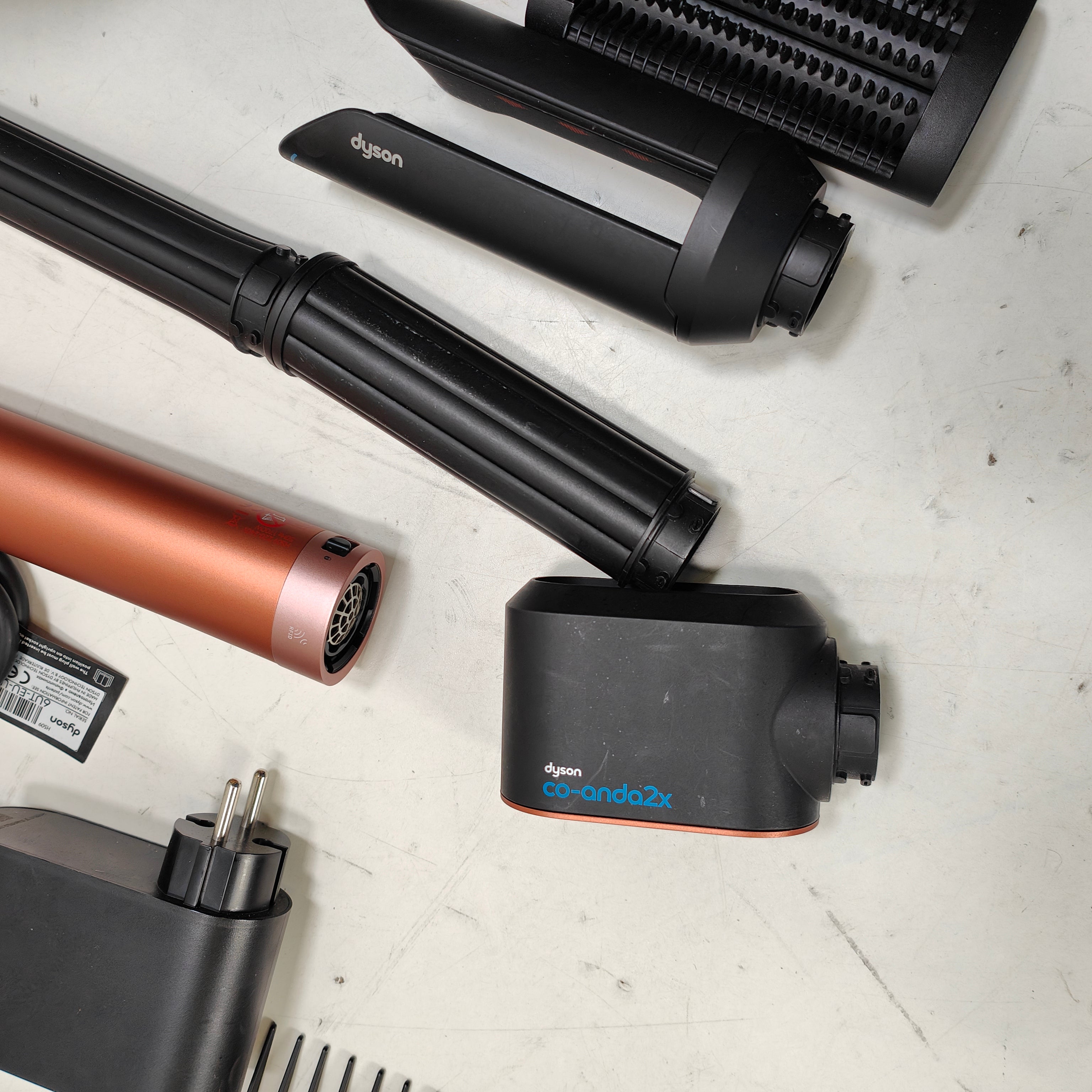 Dyson Airwrap Co-anda 2x Lisseur + Boucles Édition Limitée Soie Ambre