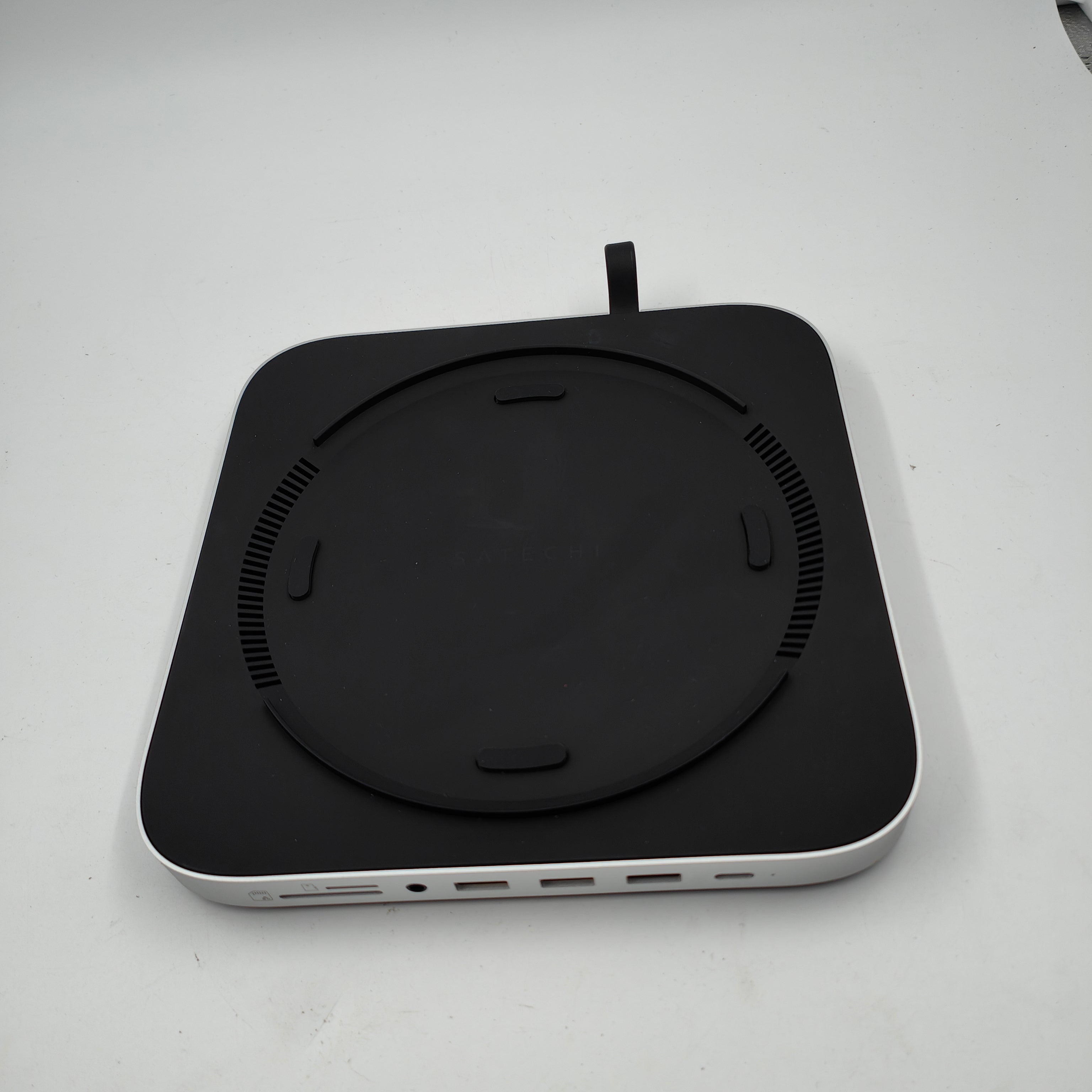 Support Hub en aluminium Satechi pour Mac Mini, argenté