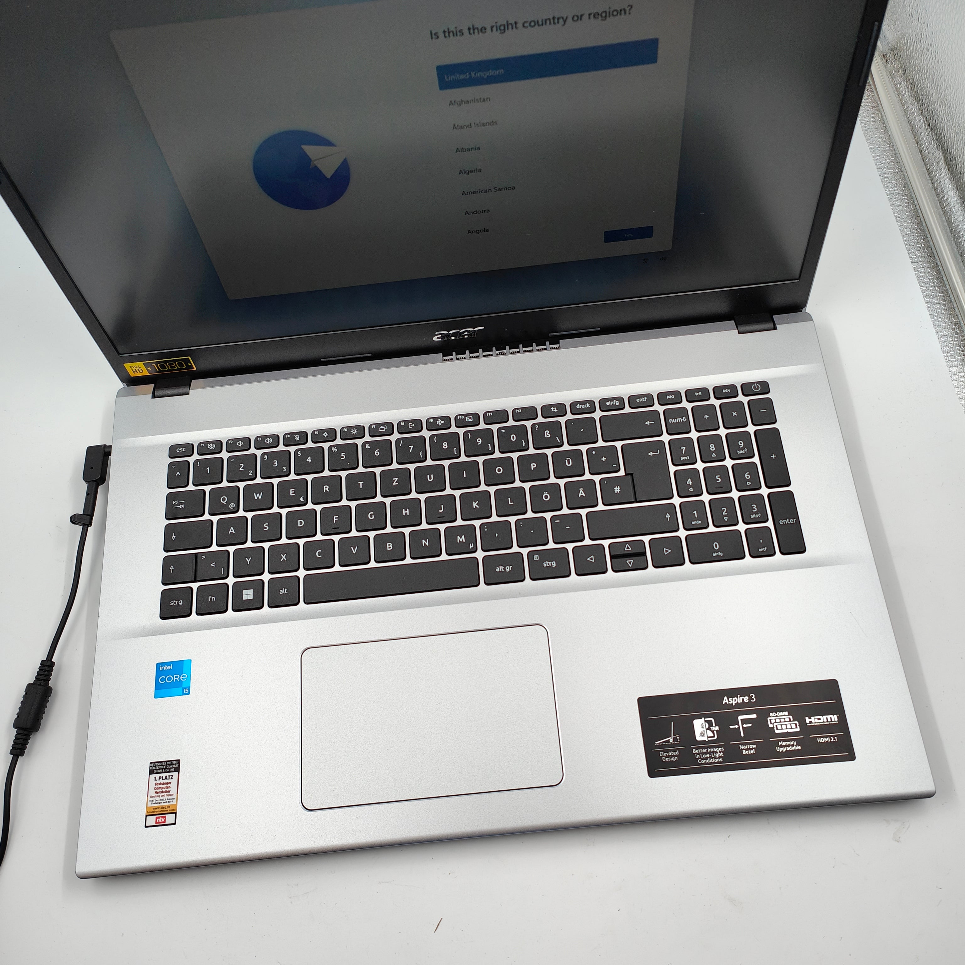 Acer Aspire 3 A317-54-52BV QWERTZ