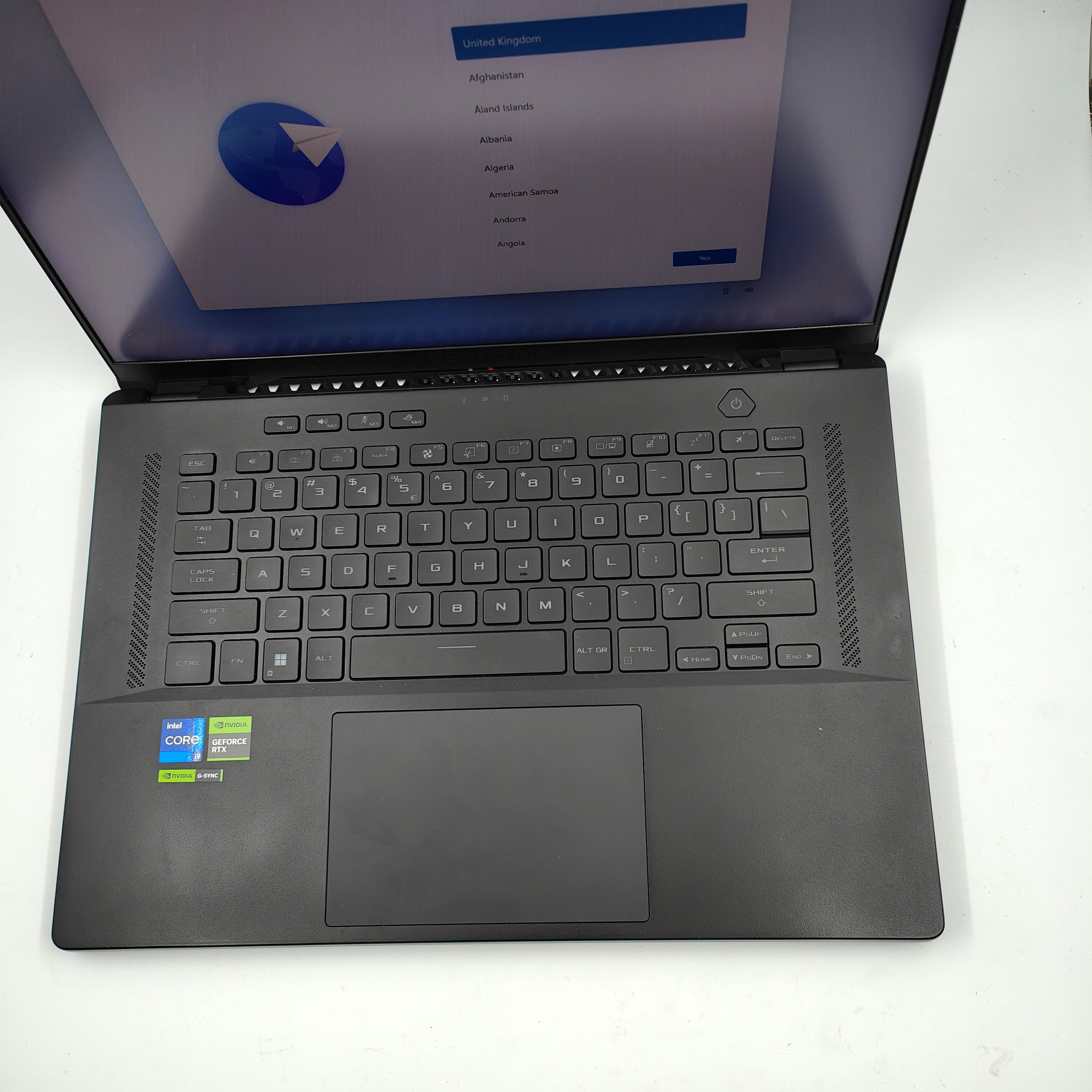 Asus ROG Zephyrus M16 GU604VZ-NM008W QWERTY