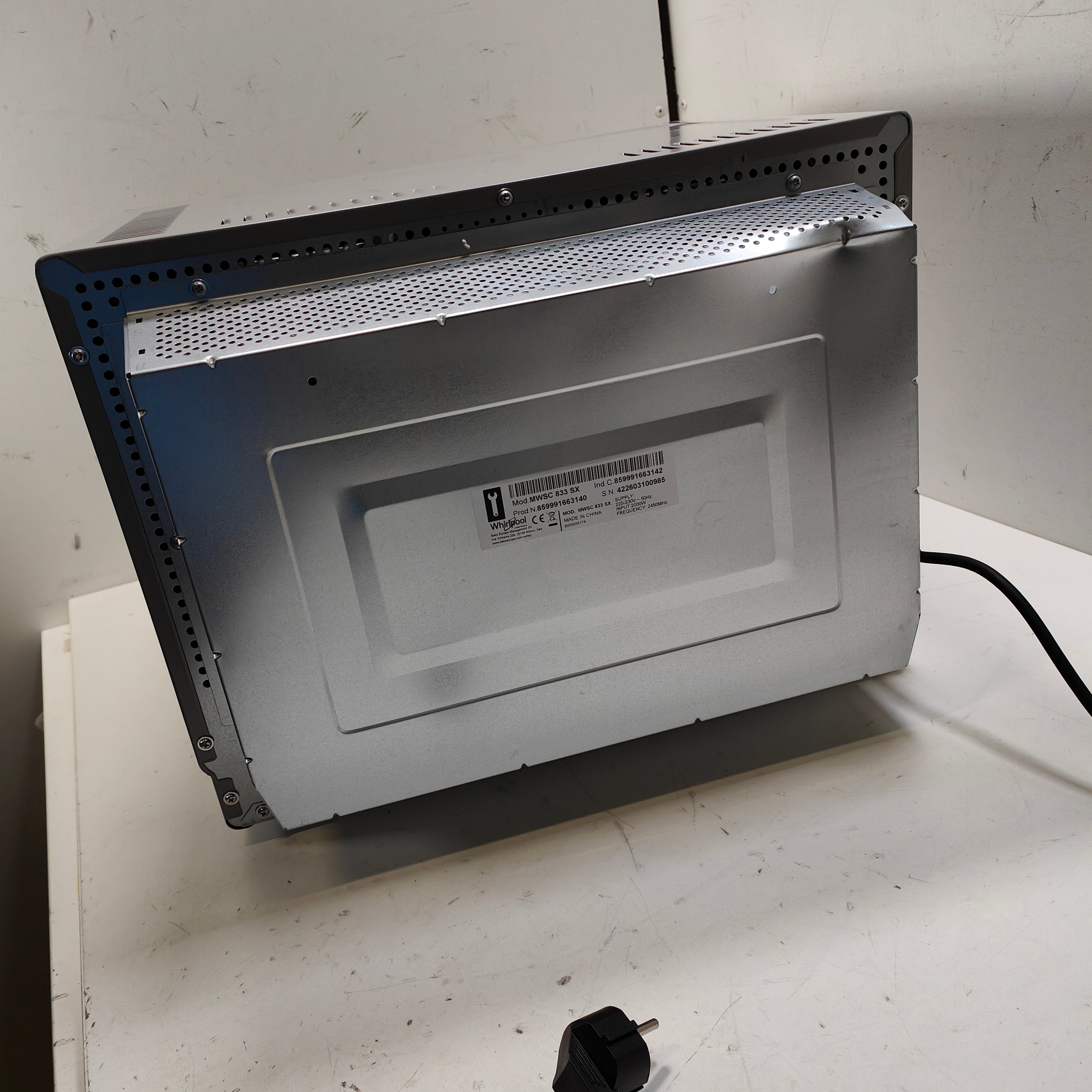 Whirlpool MWSC 833 SX