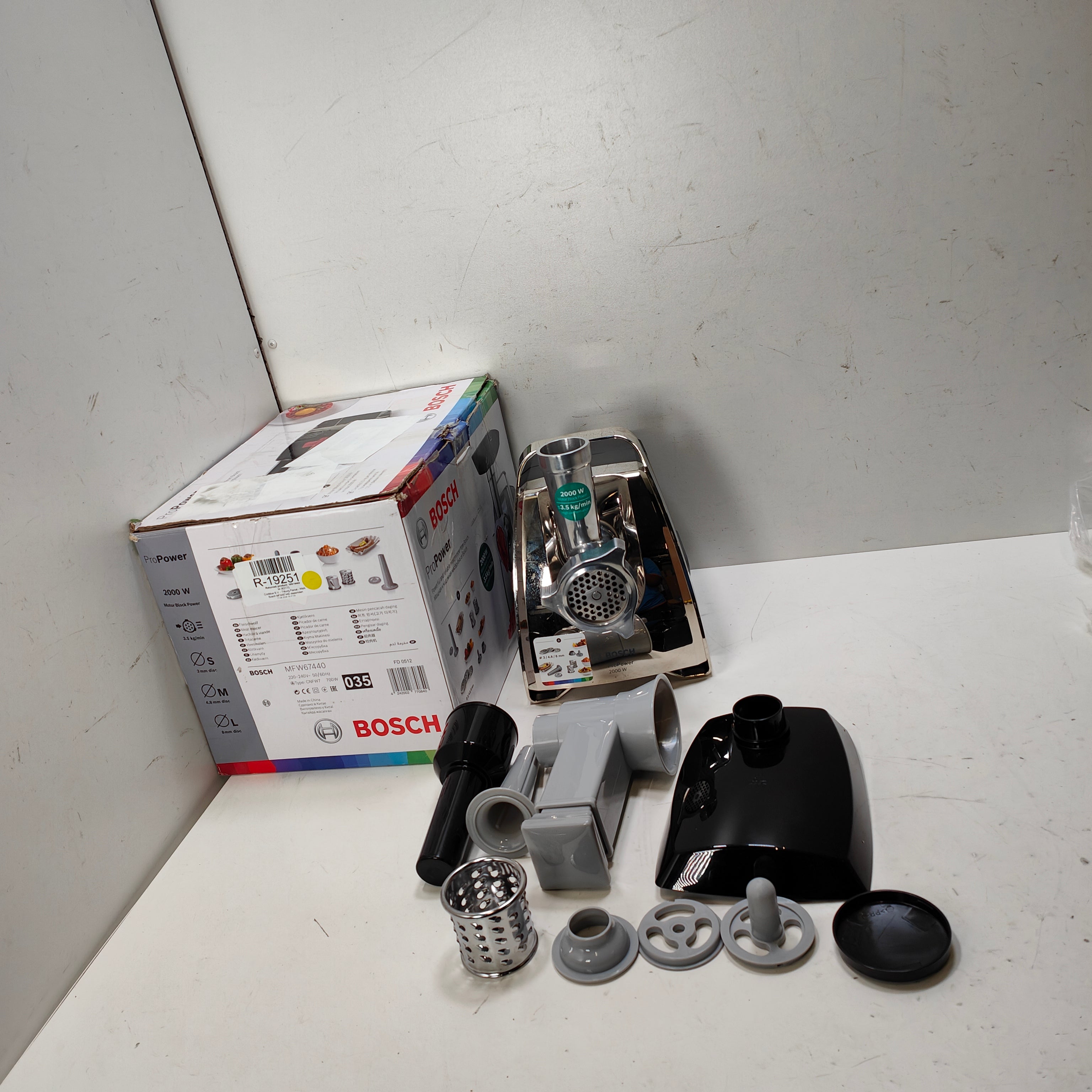 Bosch MFW67440 vleesmolen