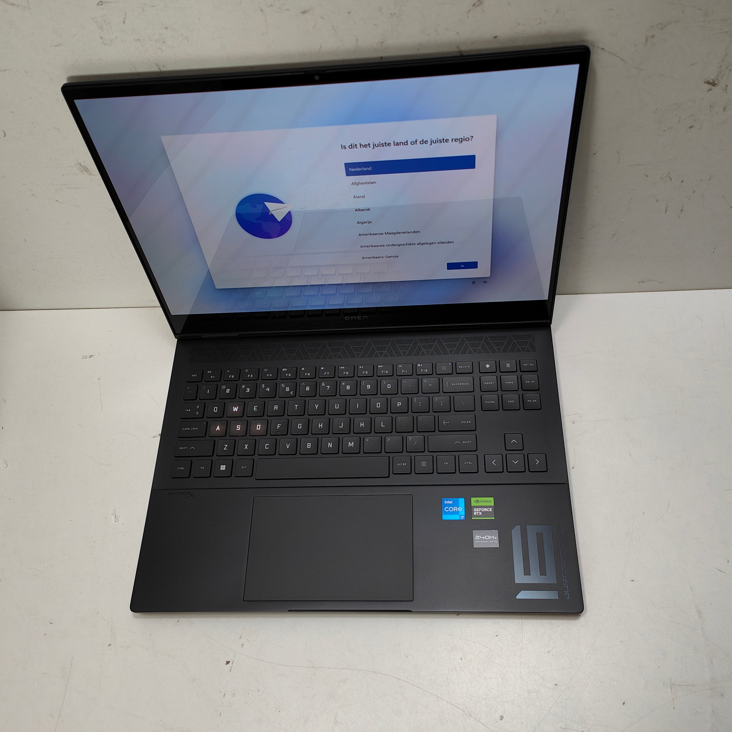 HP OMEN Transcend 16-u1975nd QWERTY