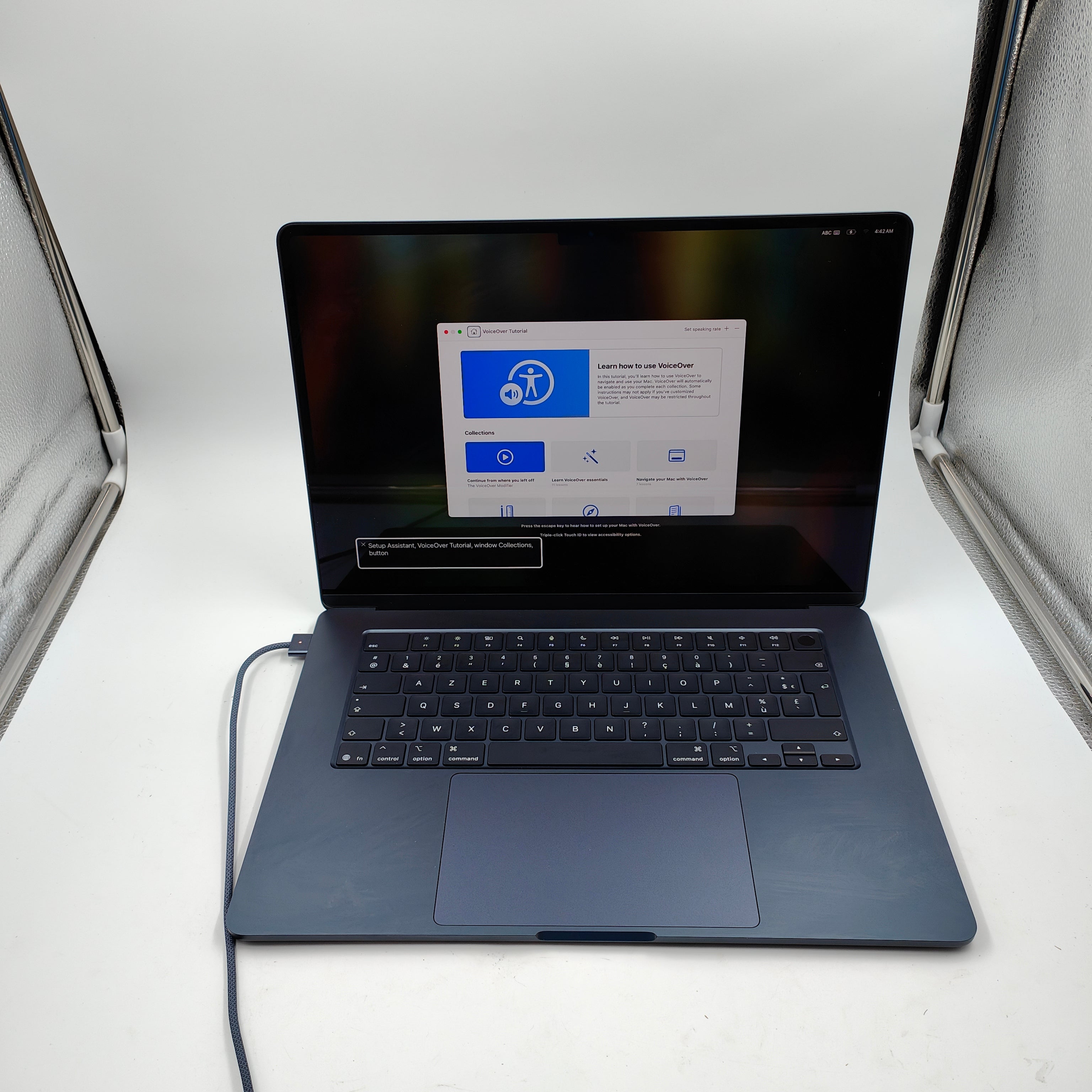 Apple MacBook Air 15" (2025) M4 (10/10) 16GB/256GB Mitternacht AZERTY