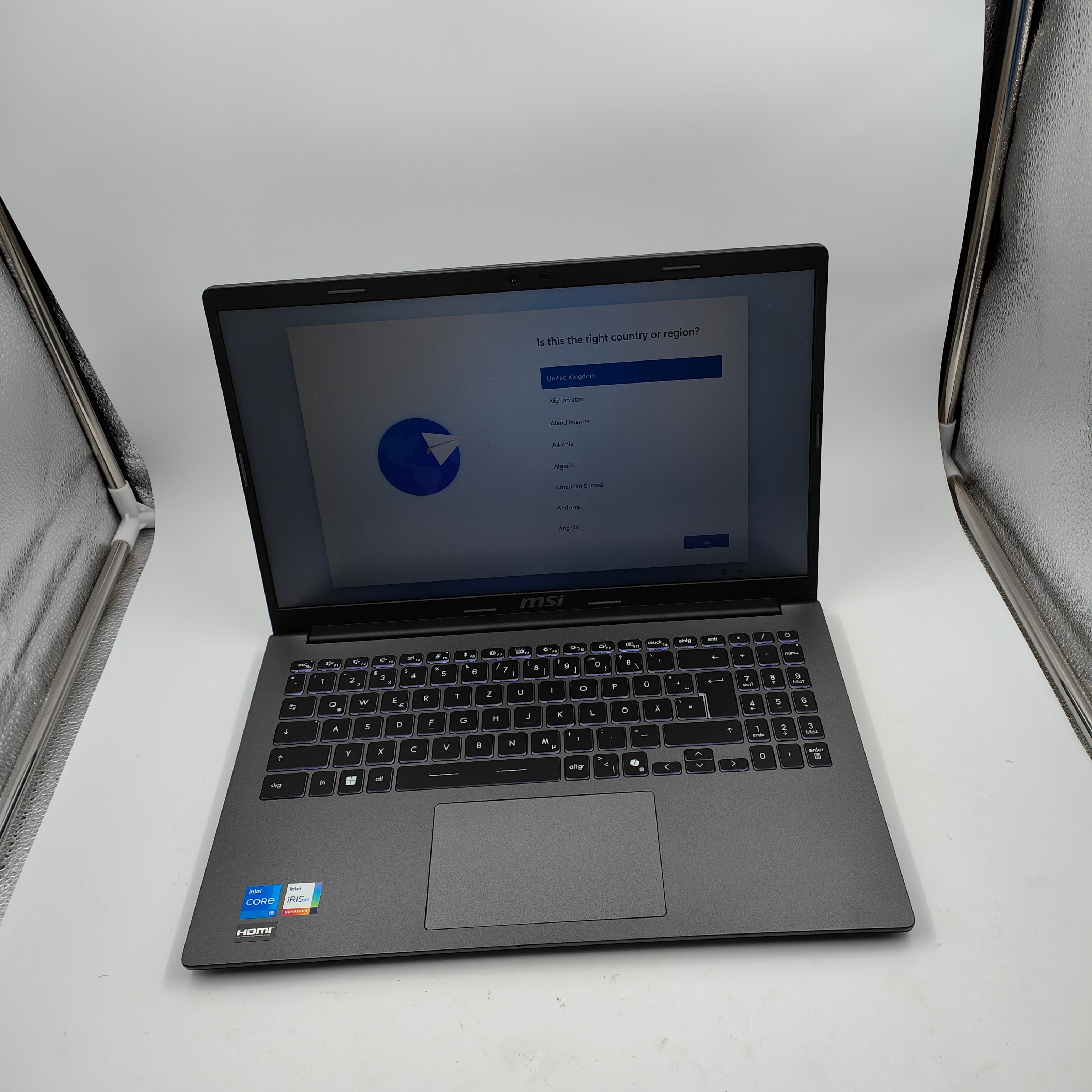 MSI Modern 15 F13MG-039 QWERTZ