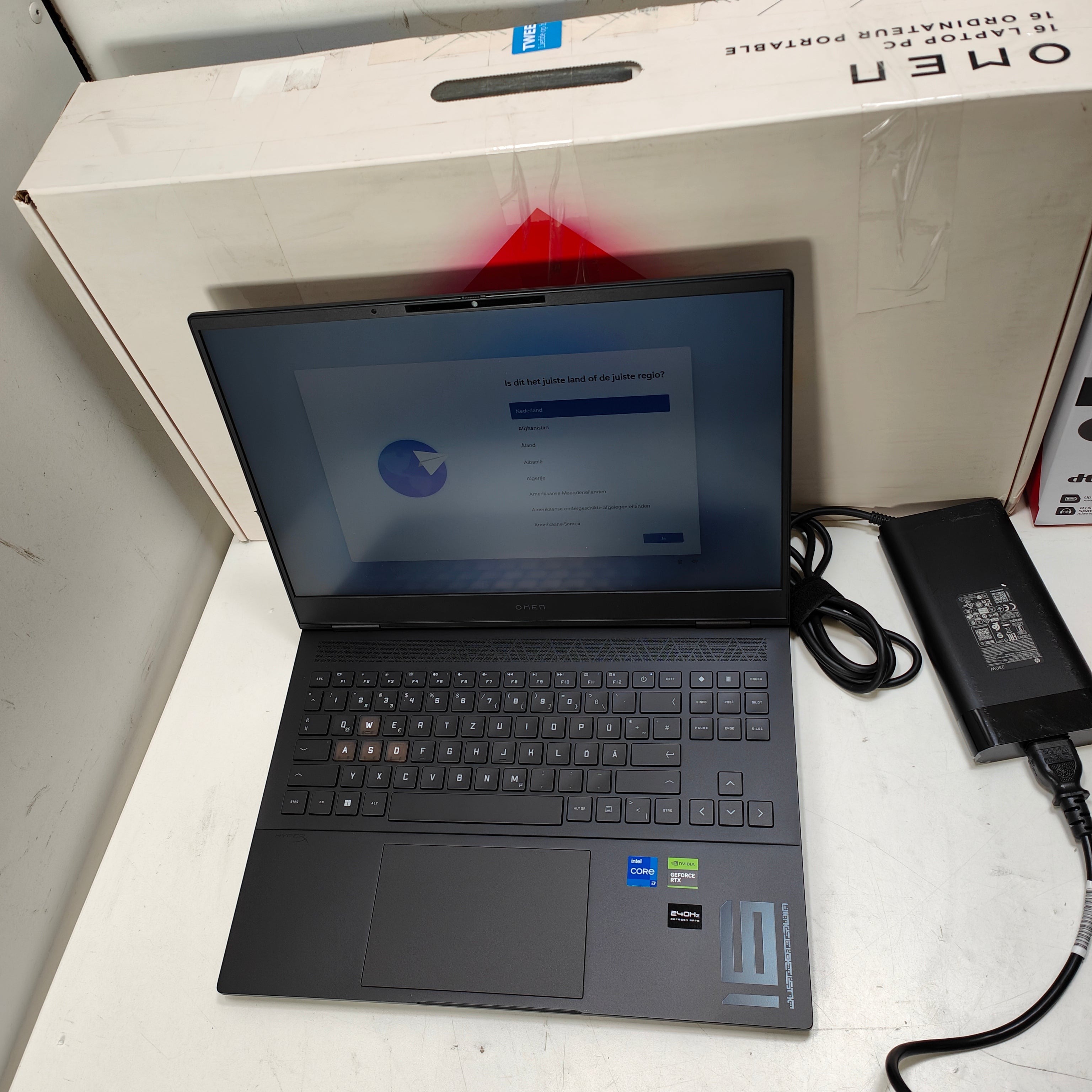 HP laptop 16-u1077ng QWERTZ