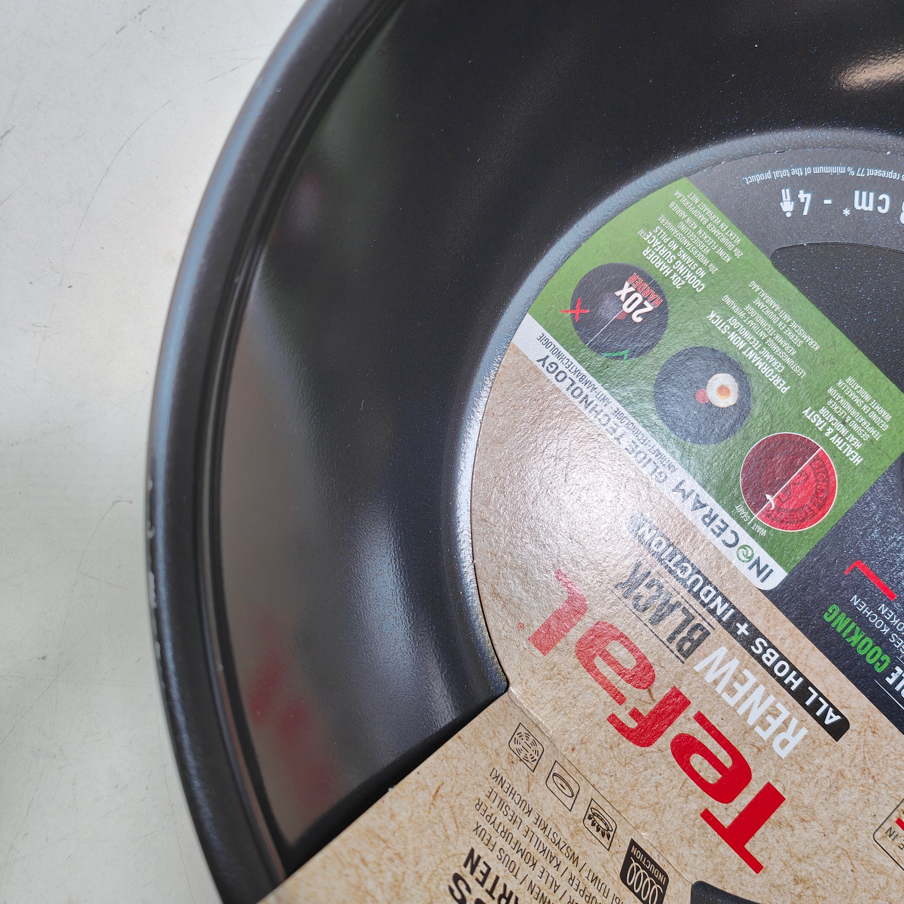 Poêle Wok Céramique Tefal Renew Black 28 cm