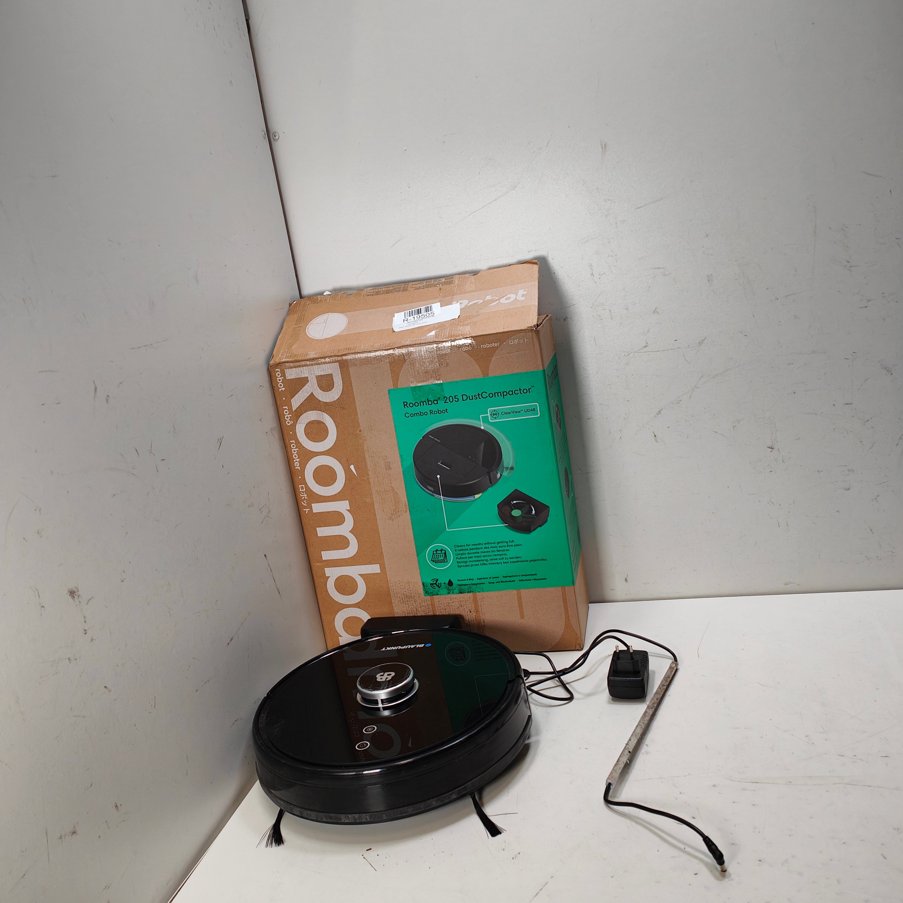 Robot iRobot Roomba 205 Dustcompactor Combo - noir