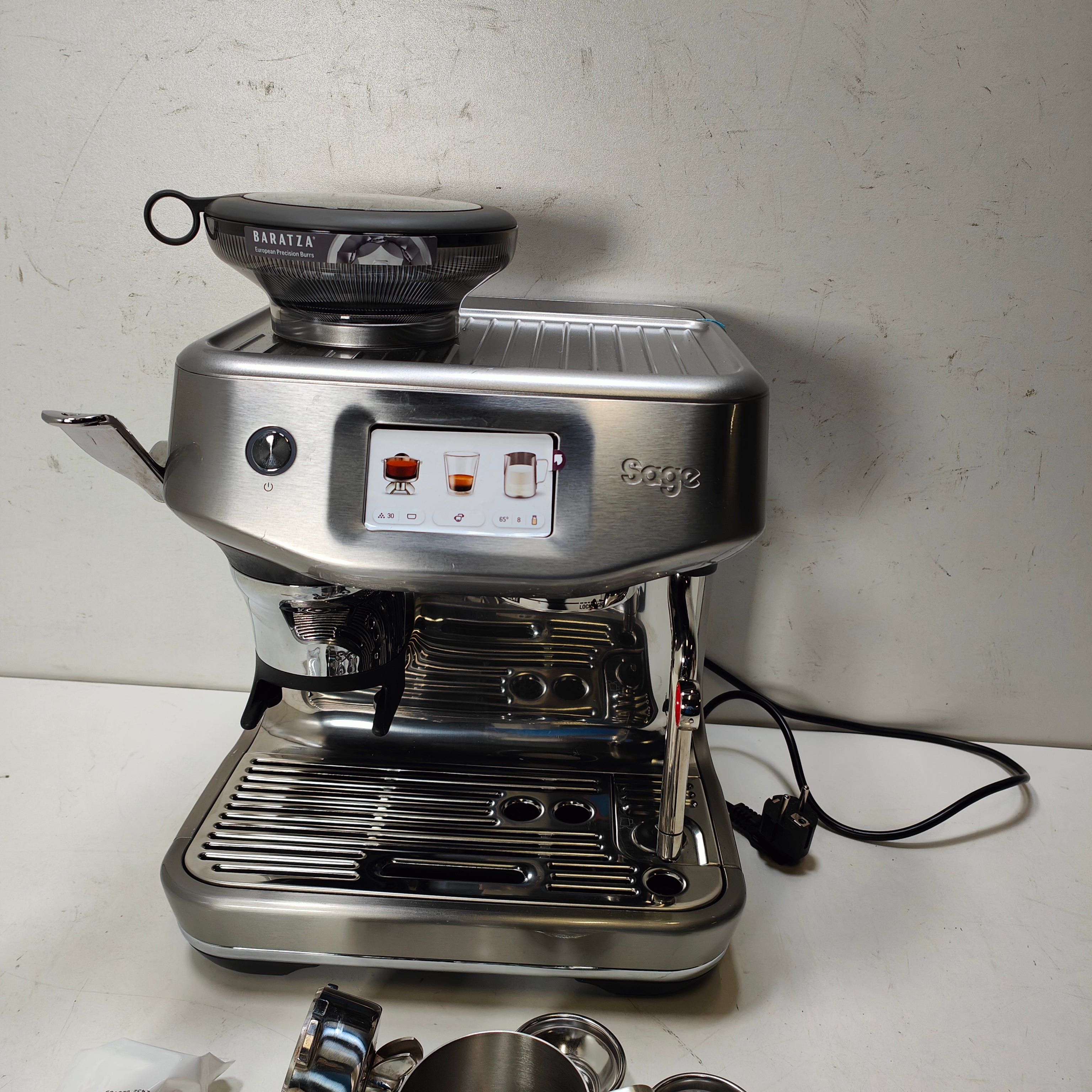 Sage Barista Touch Impress Cold Brushed Stainless Steel