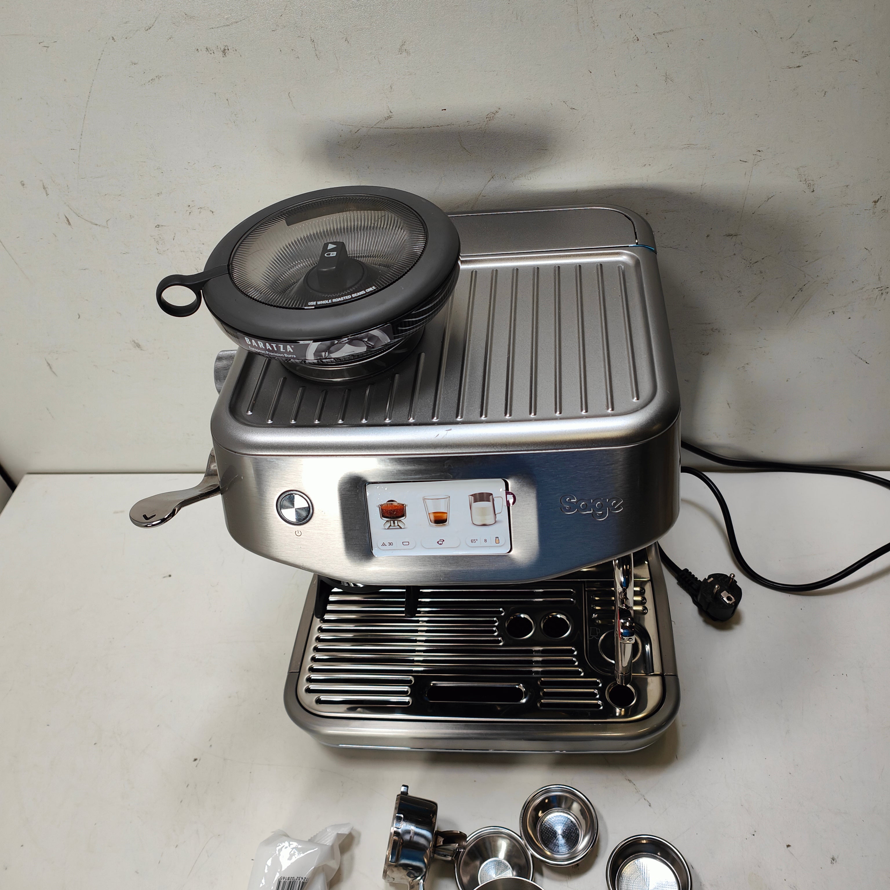 Sage Barista Touch Impress Cold Brushed Stainless Steel