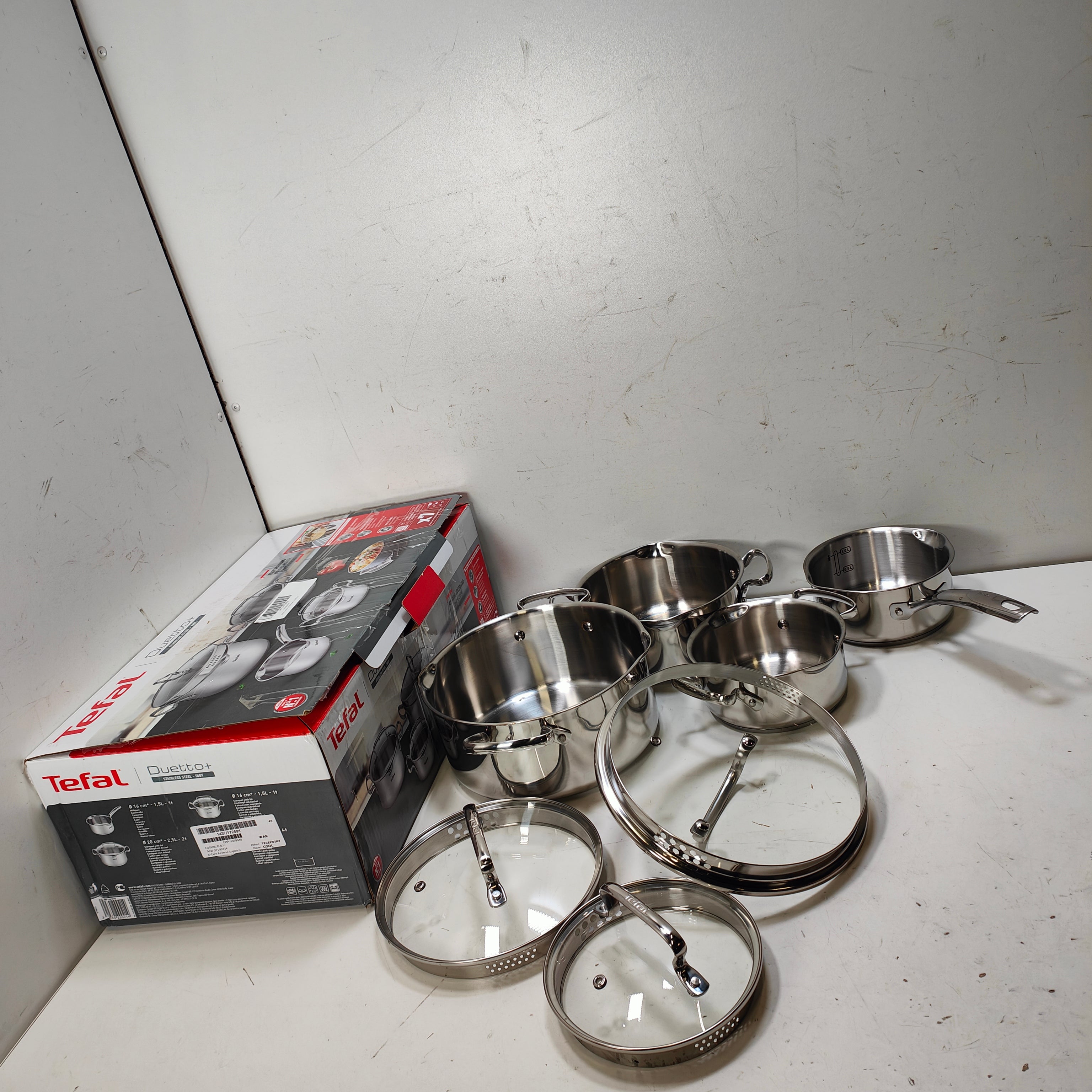 Tefal Duetto+ 4-Piece Cookware Set