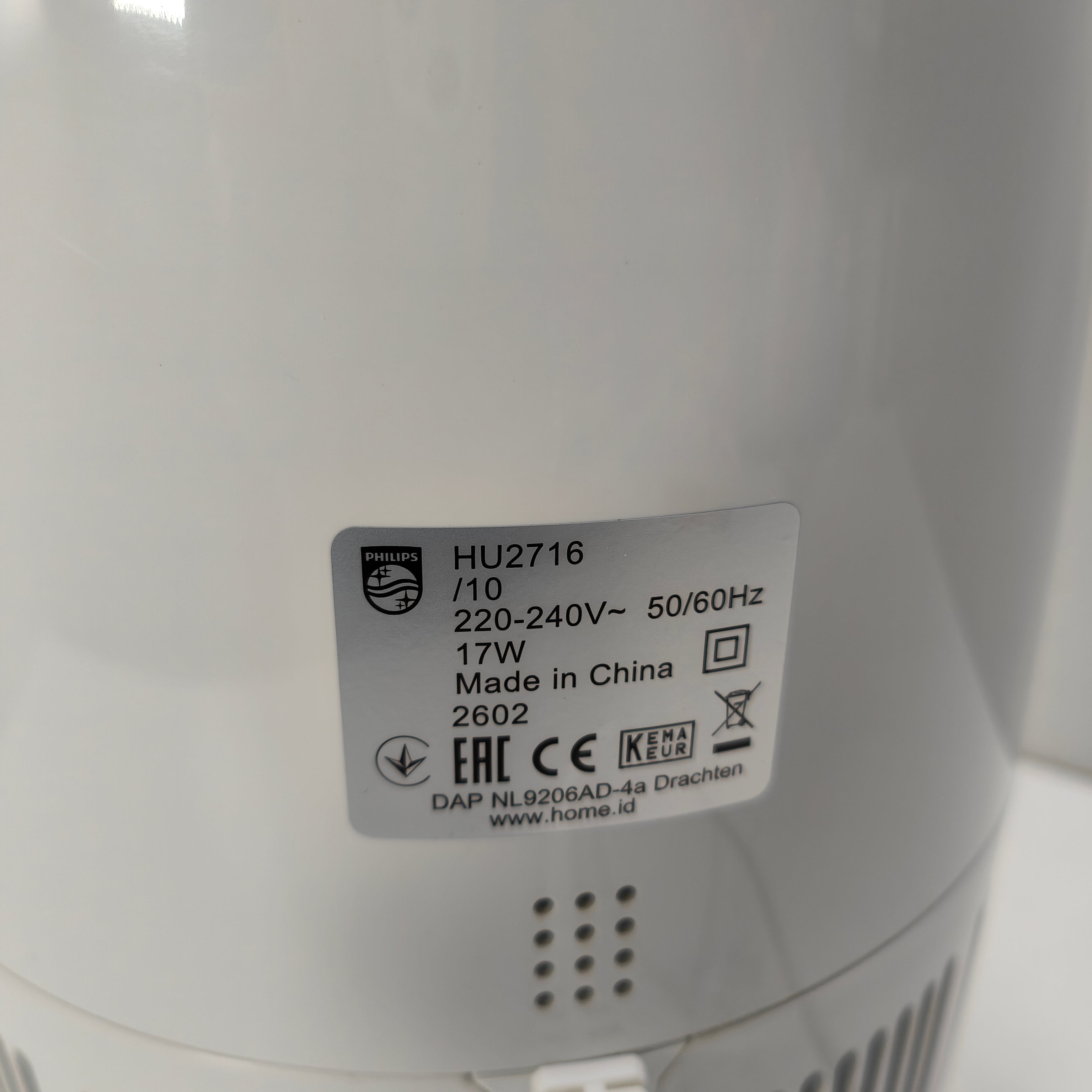 Philips Luftbefeuchter HU2716/10
