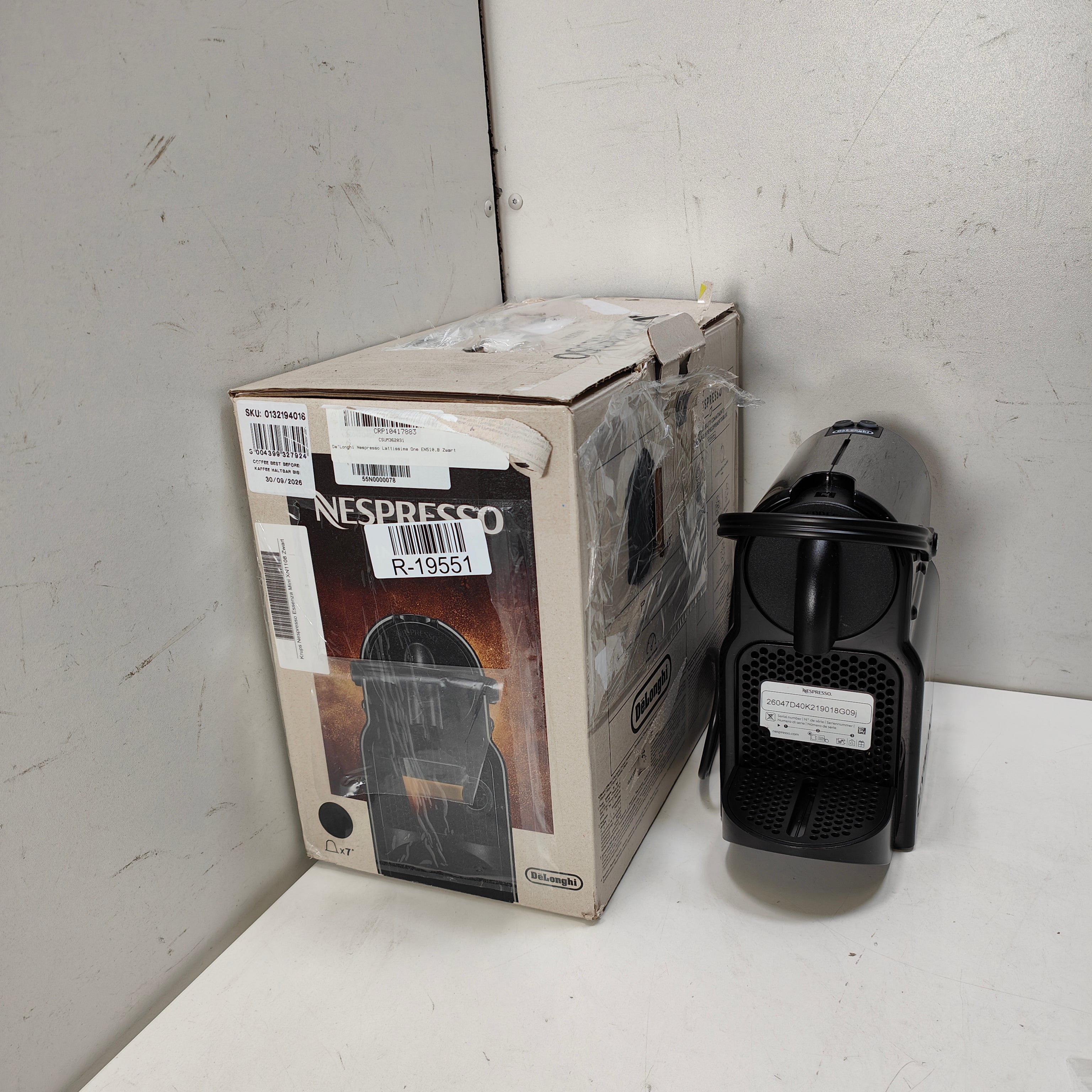 DeLonghi Nespresso Lattissima One EN510.B Schwarz