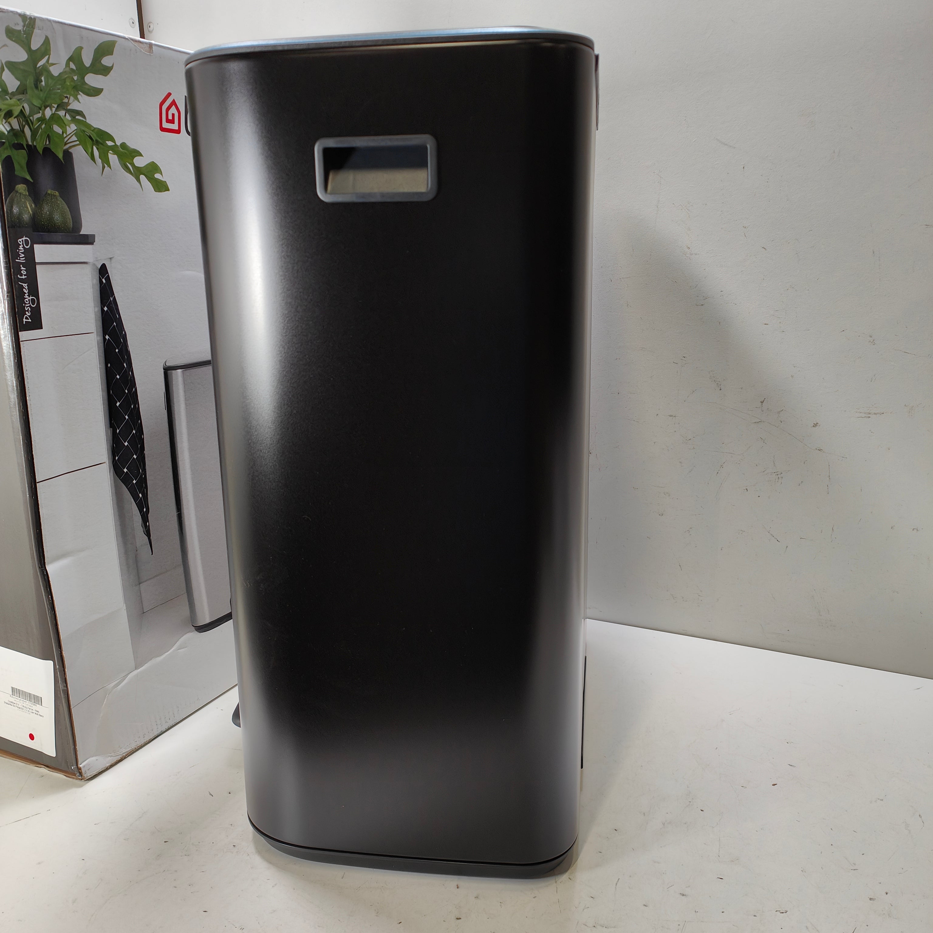 Brabantia Bo Treteimer 2 × 30 Liter, Mattschwarz