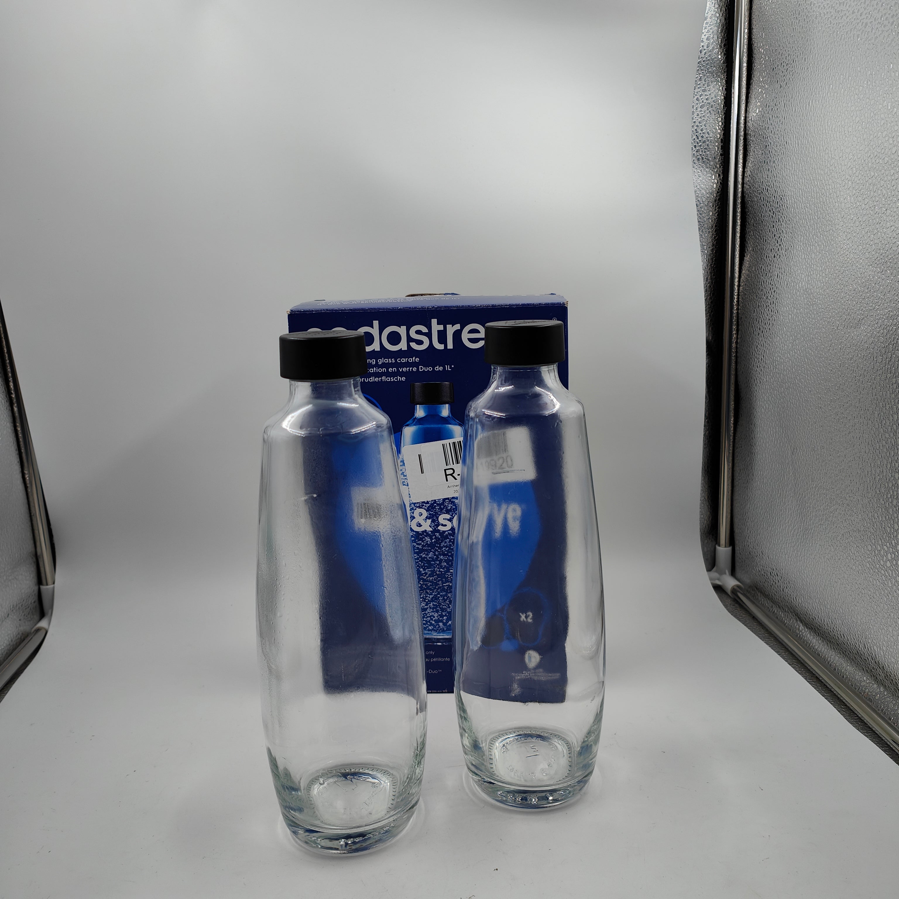 SodaStream Glass Carafes 1 Liter 2-Pack