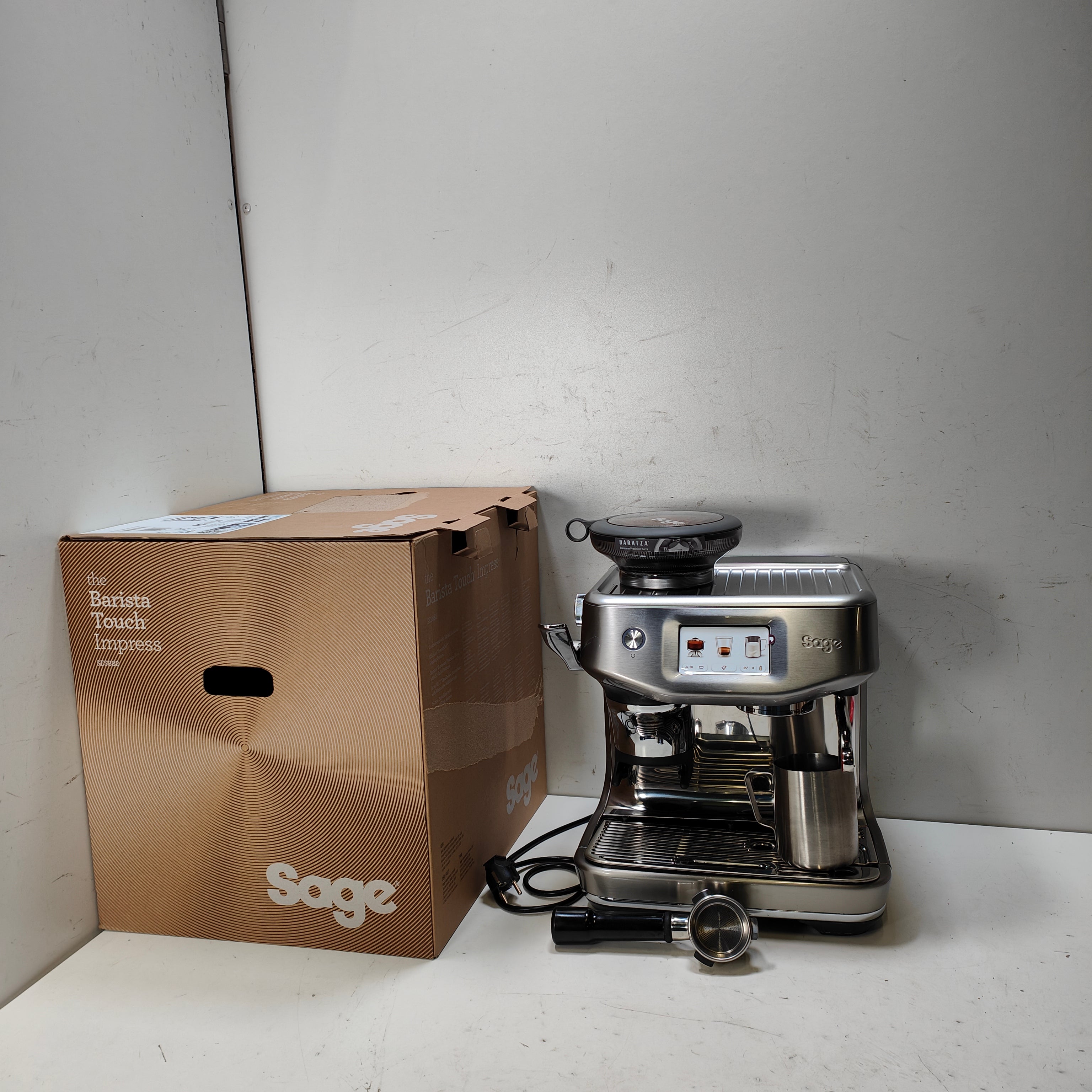 Sage Barista Touch Impress Cold Brushed Stainless Steel