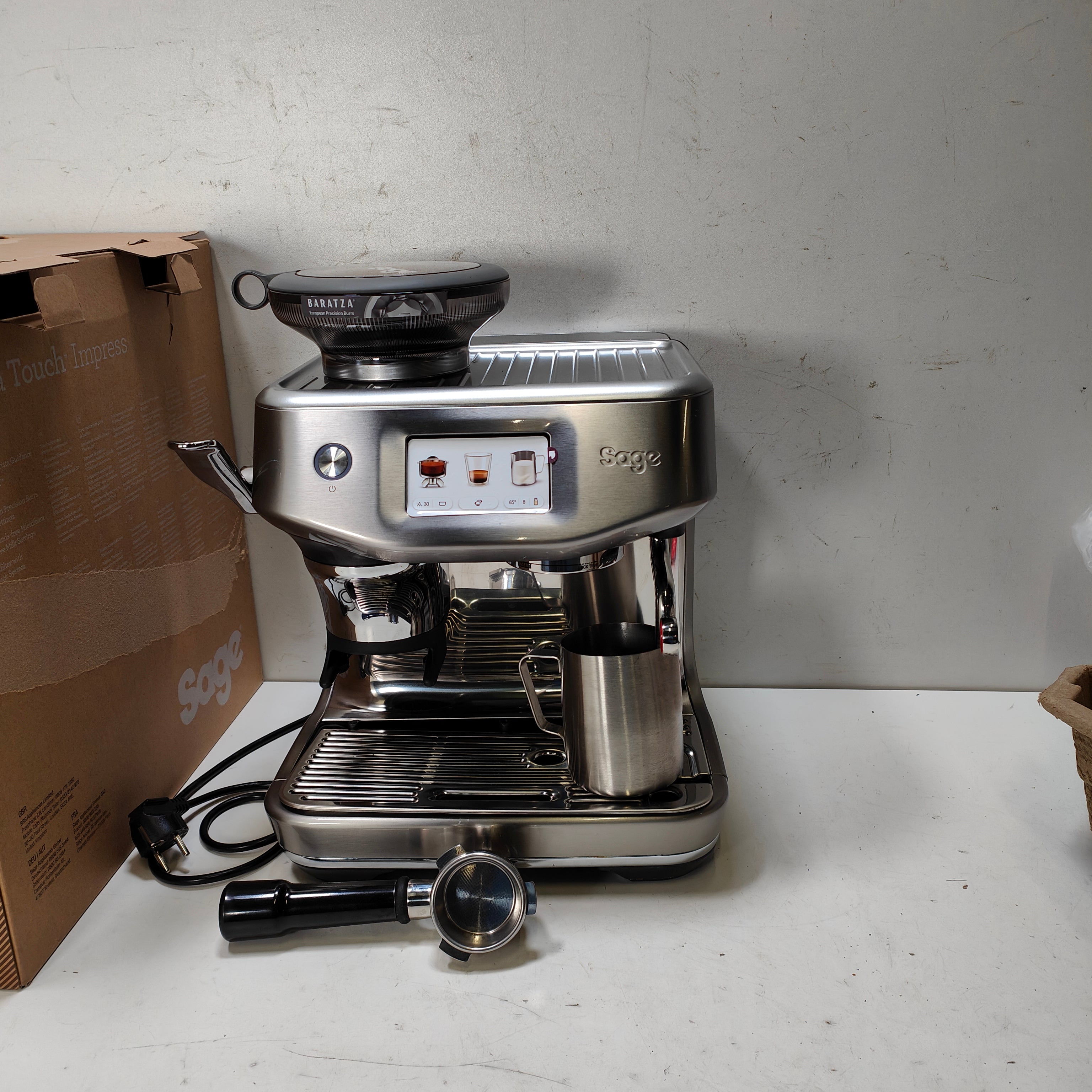 Sage Barista Touch Impress Cold Brushed Stainless Steel