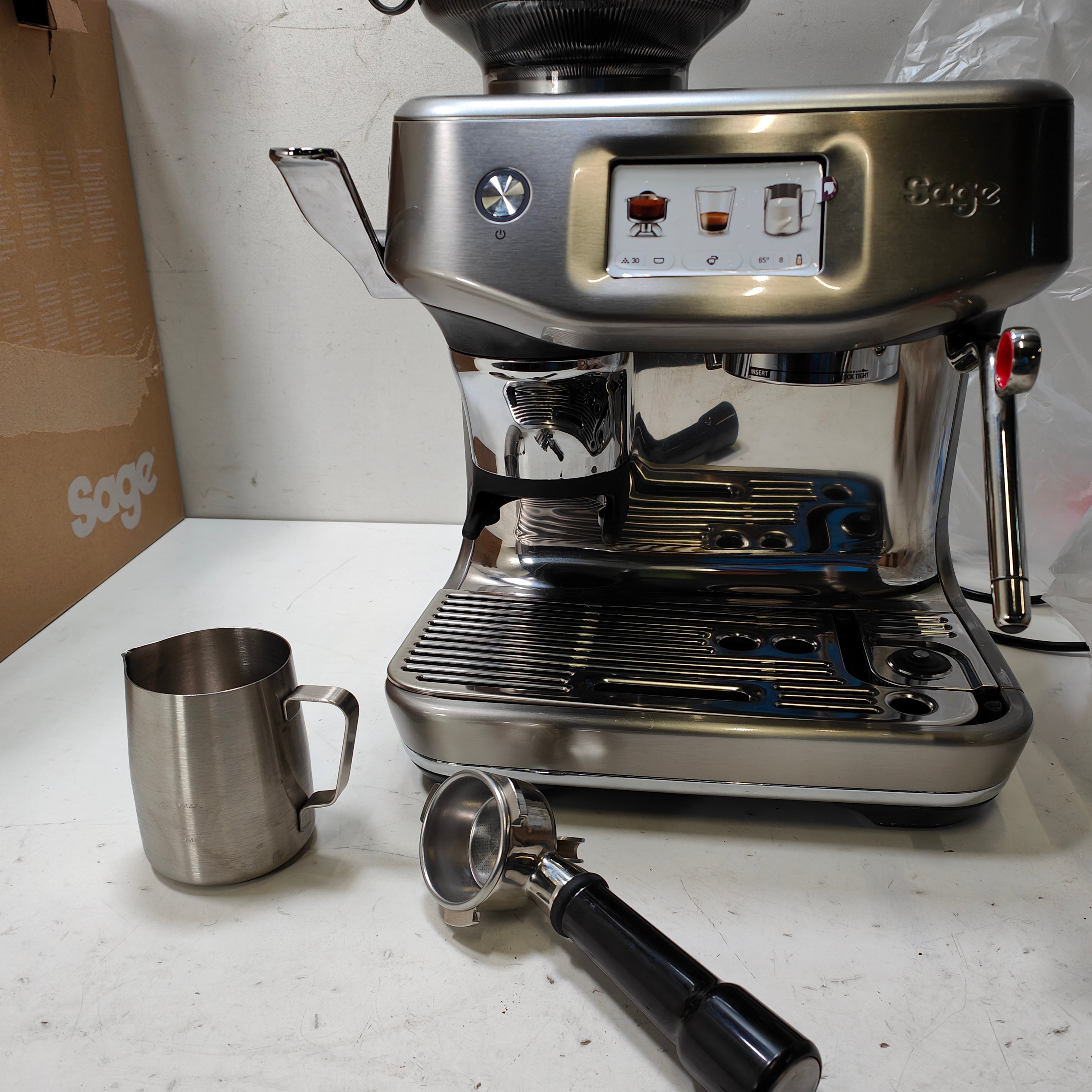Sage Barista Touch Impress Cold Brushed Stainless Steel
