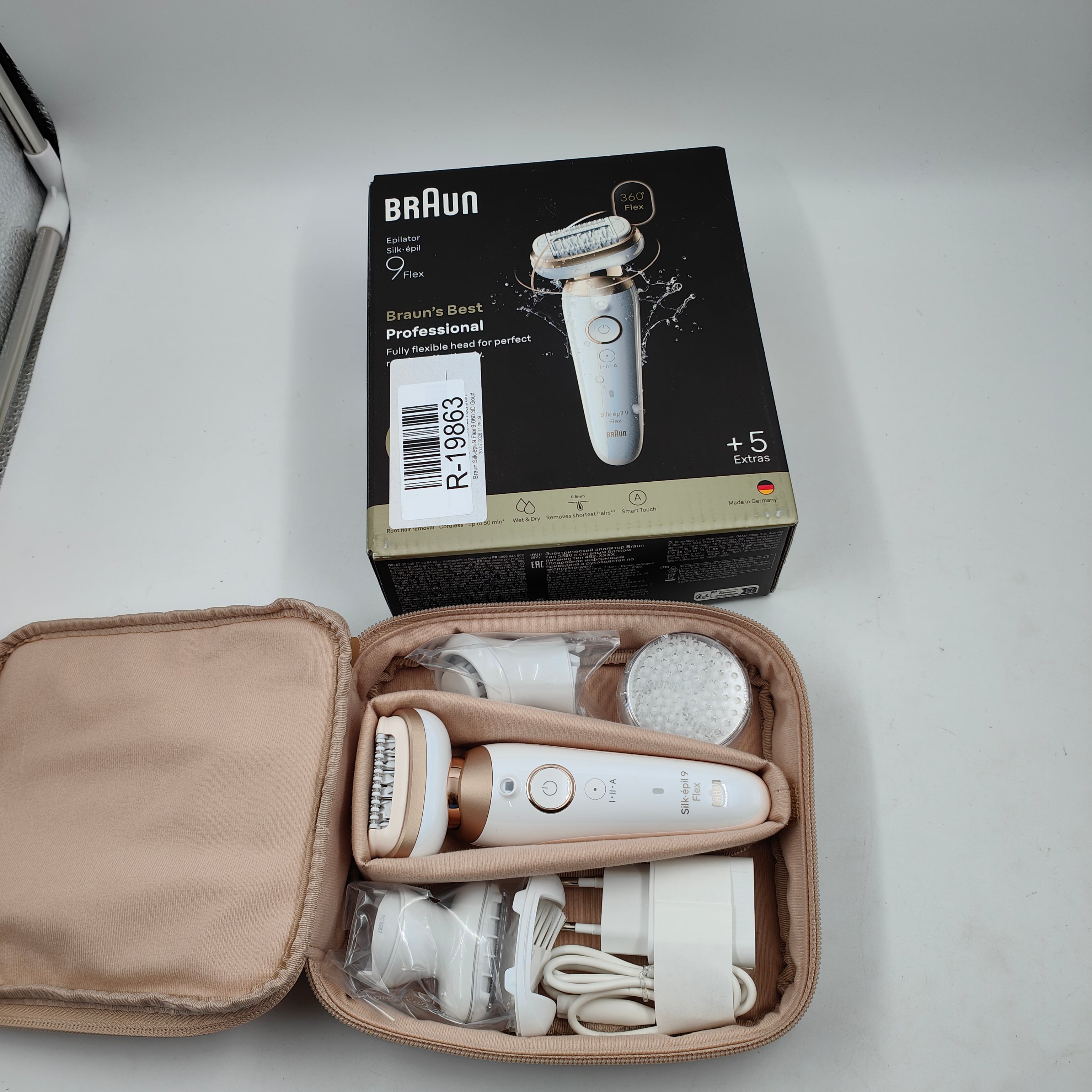 Braun Silk-épil 9 Flex 9-060 3D doré