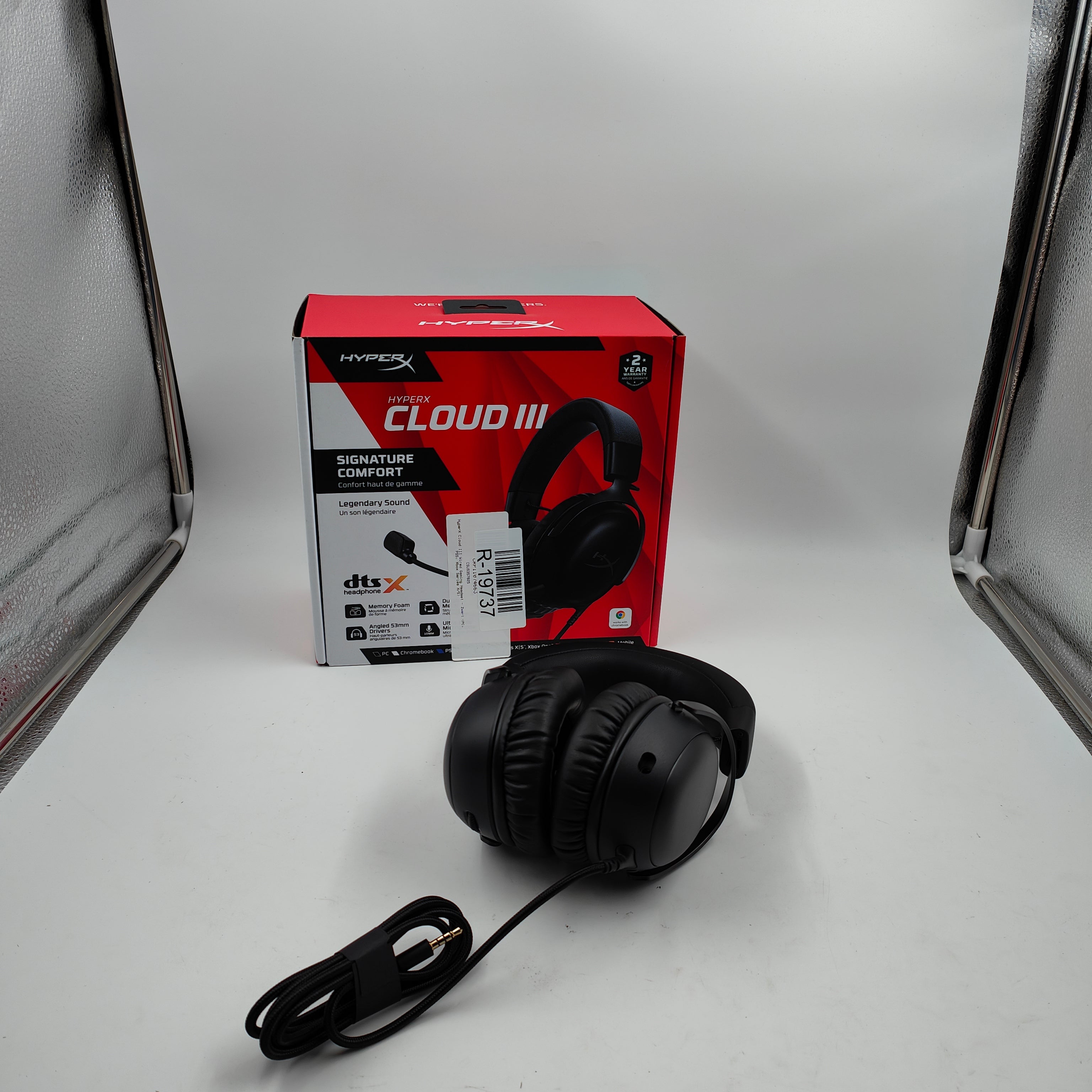 HyperX Cloud III Wired Gaming Headset - Black