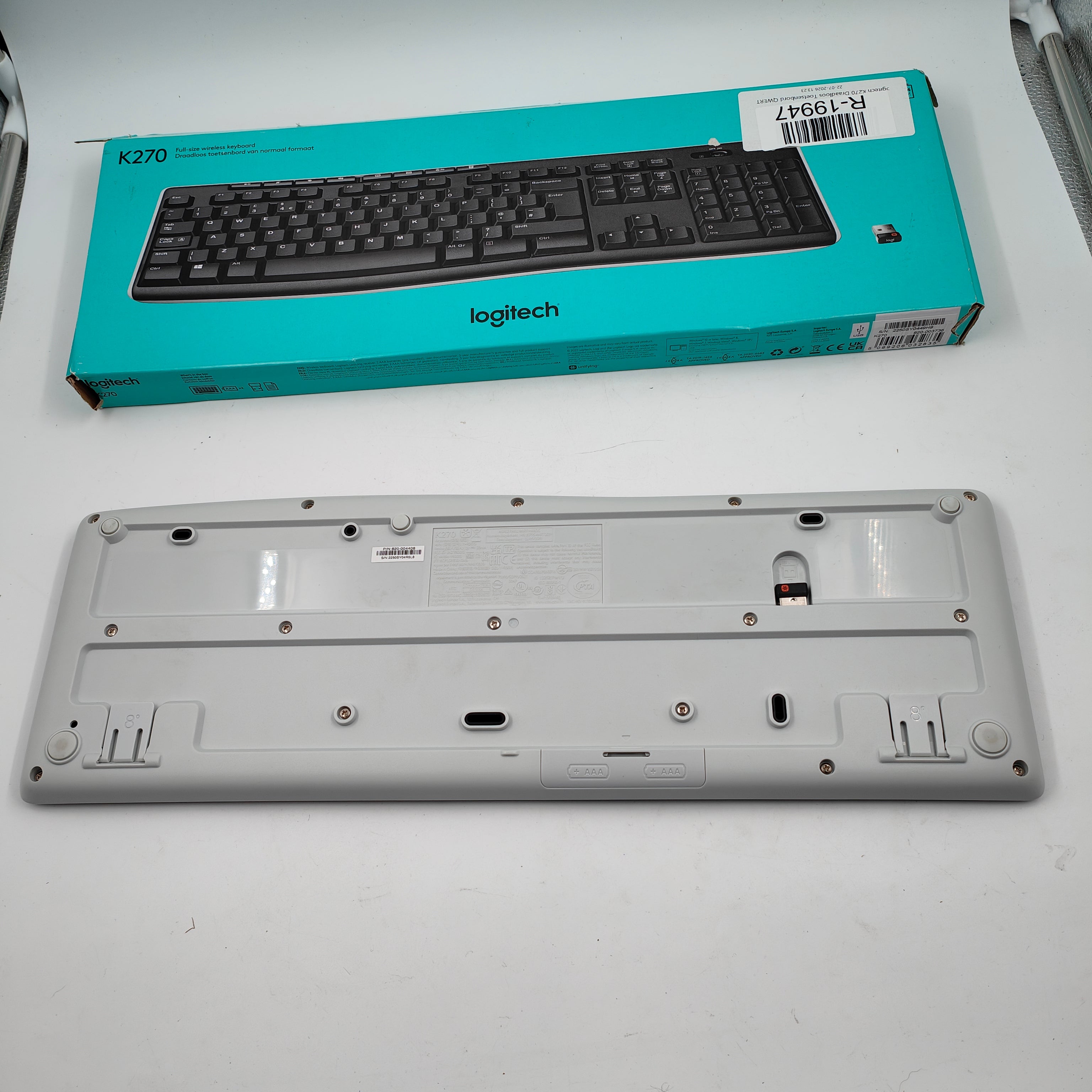 Logitech K270 kabellose Tastatur QWERTY