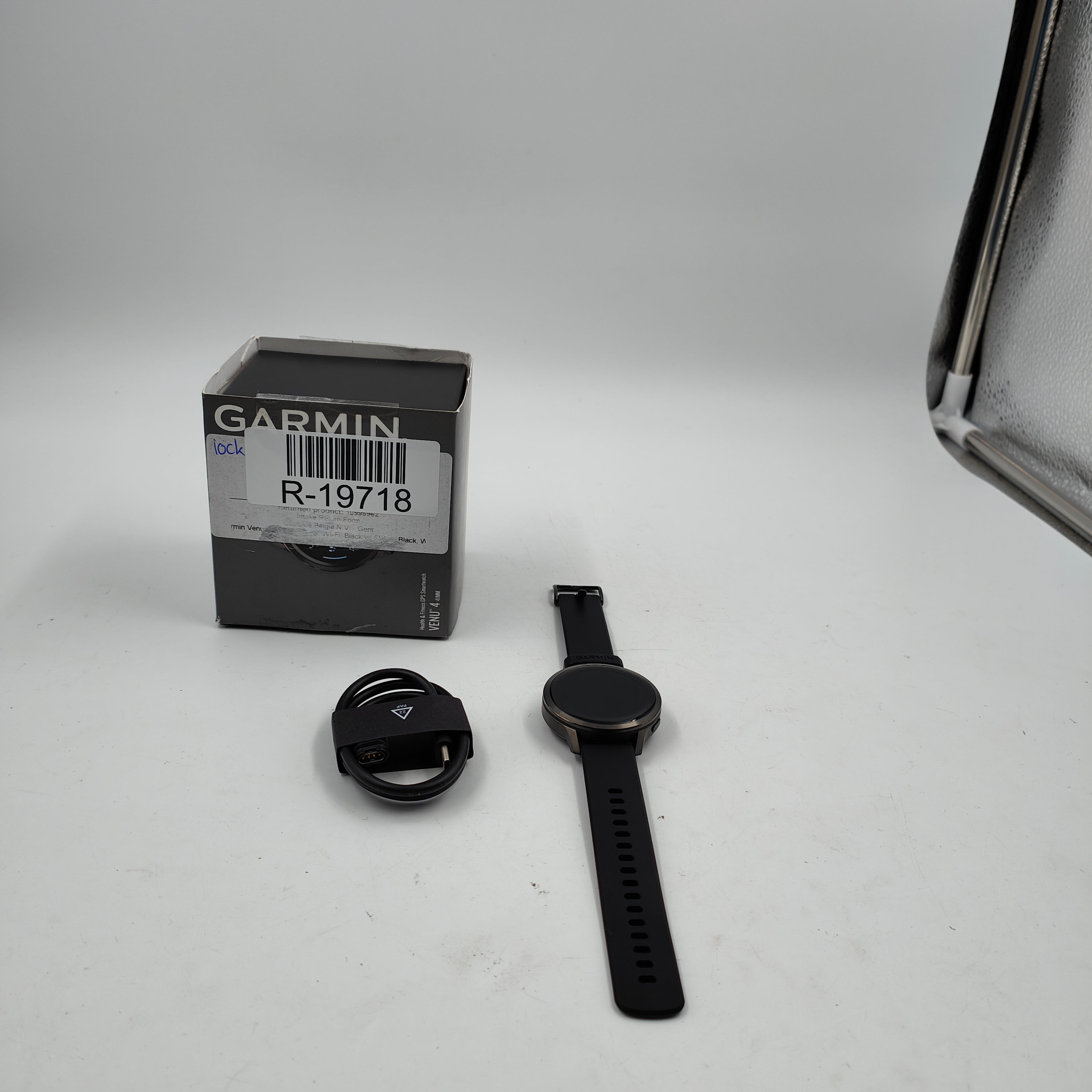 Garmin Venu 4 (41 mm), GPS, Wi-Fi, noir avec ardoise + noir, WW