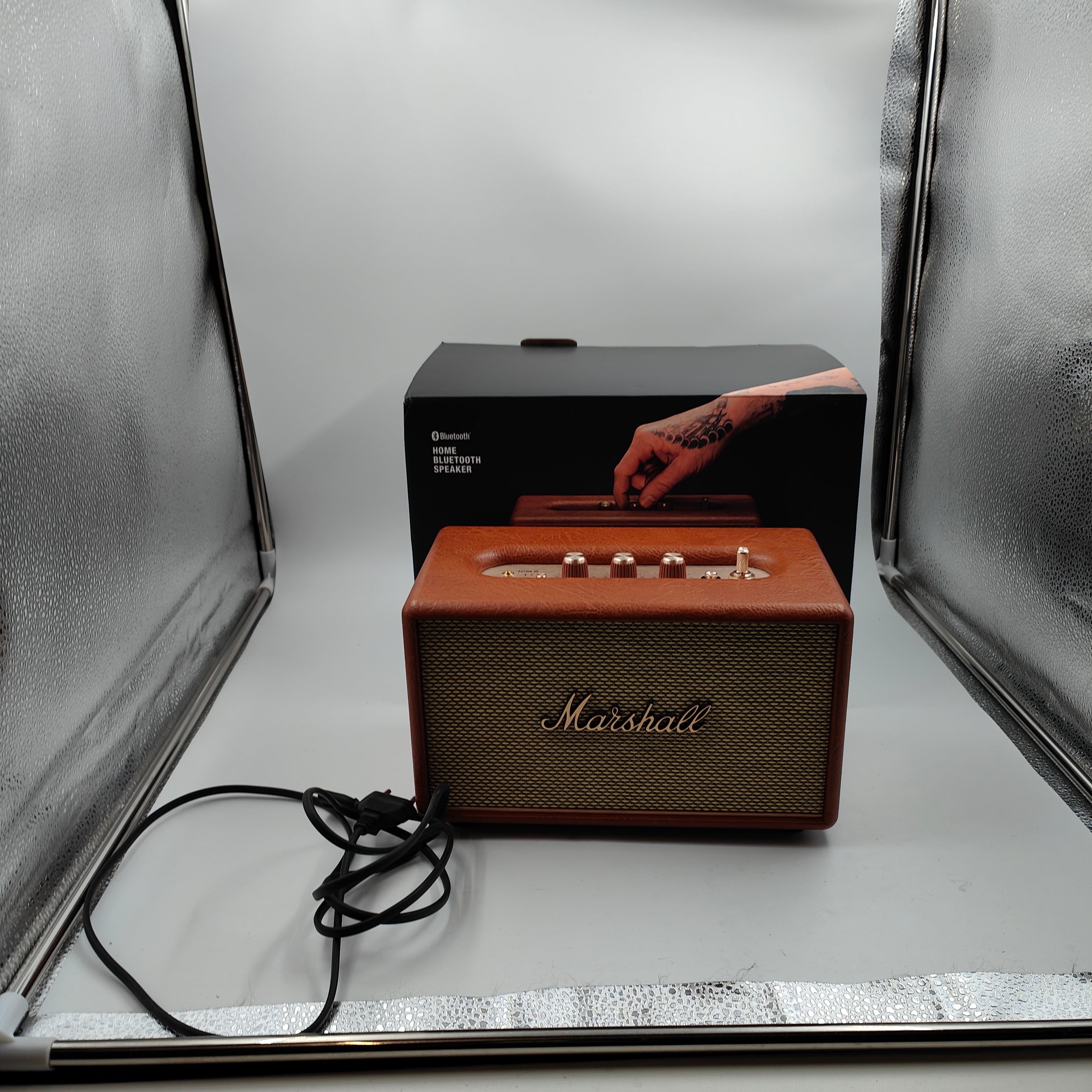 Marshall Acton III Bluetooth-Lautsprecher, Braun